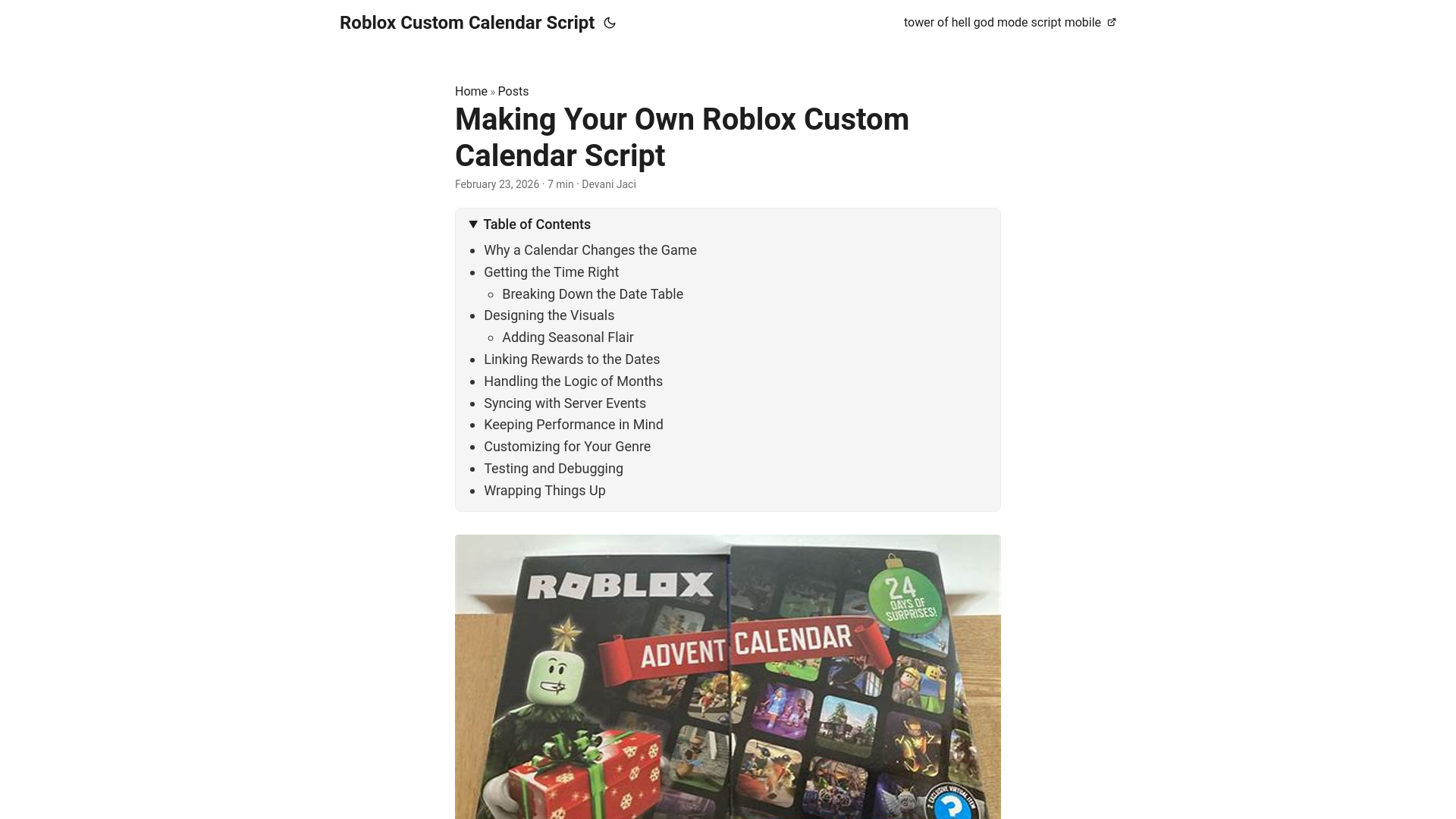 website screenshot of https://roblox-custom-calendar-script.pages.dev/