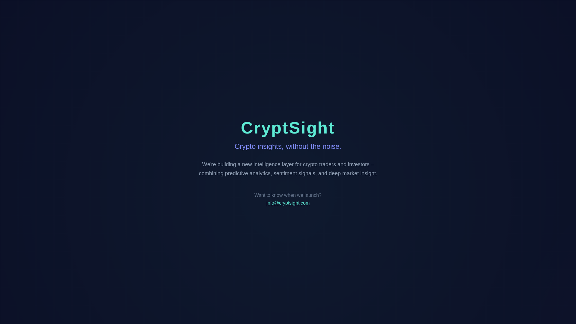 website screenshot of https://cryptsight-coming-soon.pages.dev/