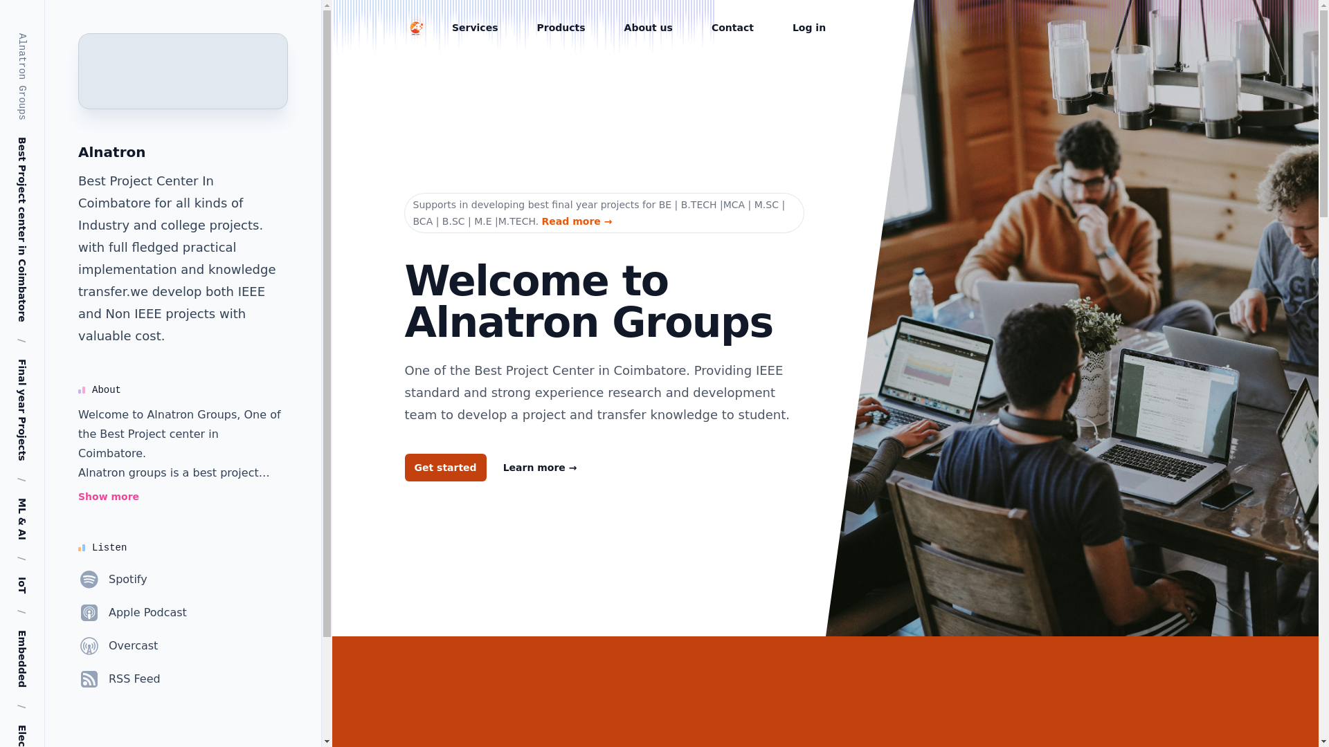 website screenshot of https://alnatron.pages.dev/