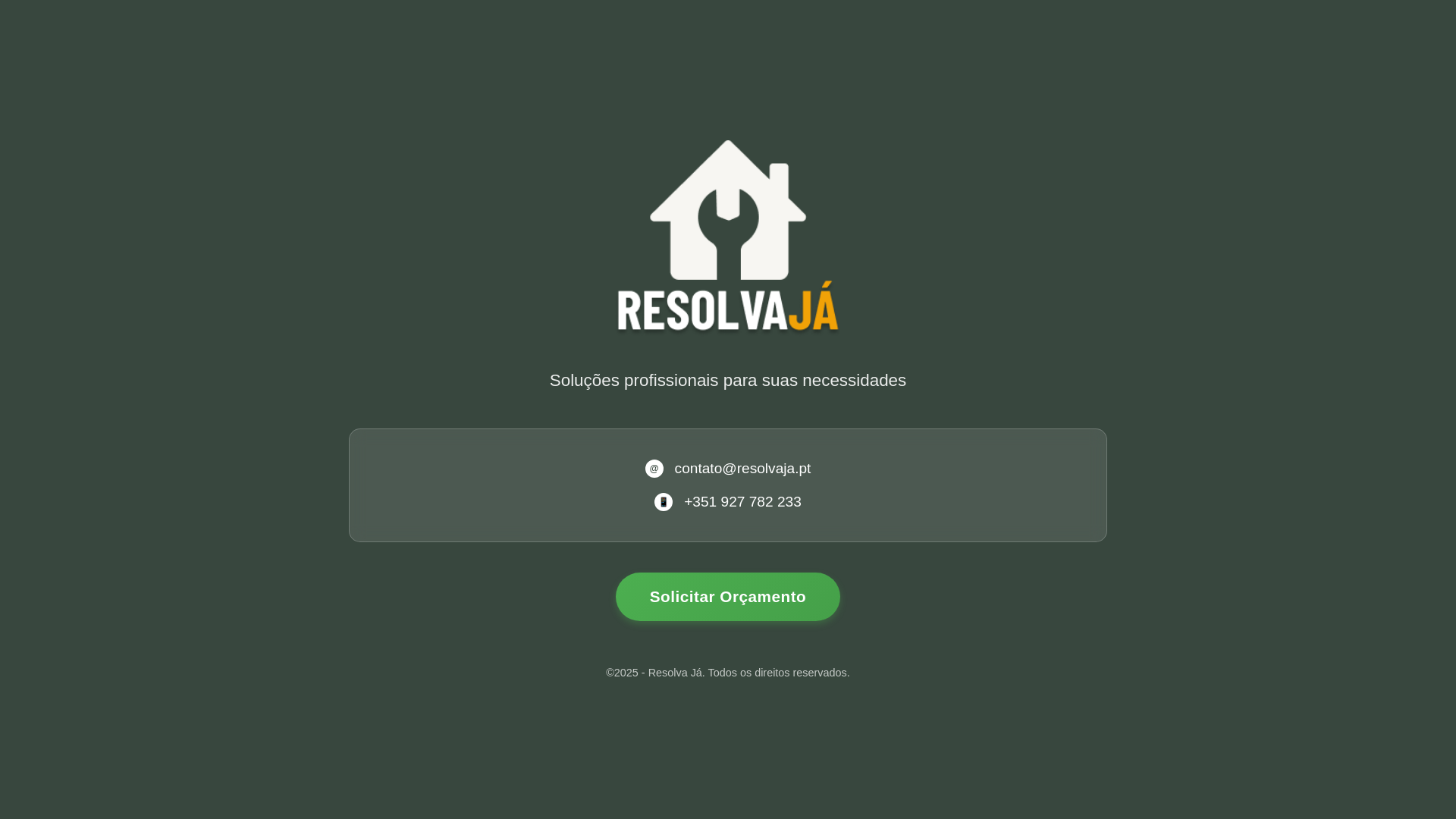 website screenshot of https://resolvaja.pt/