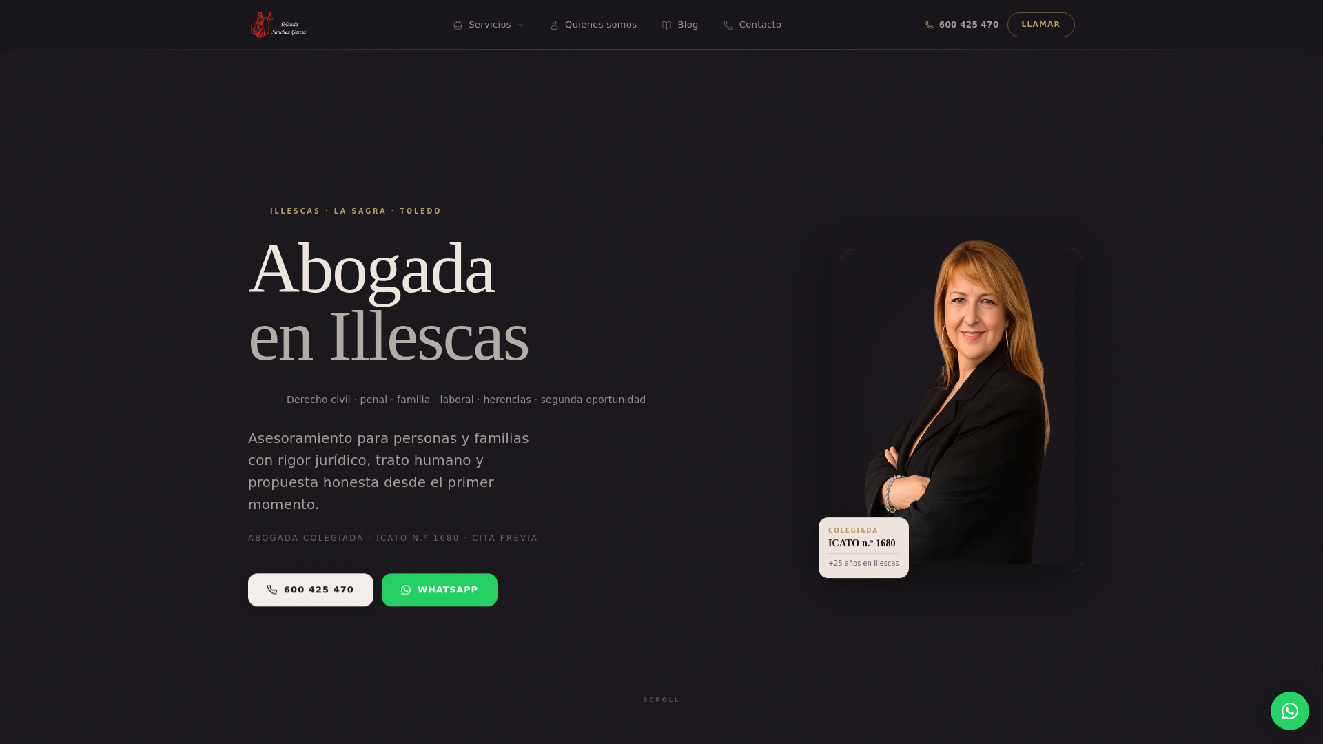 website screenshot of https://abogadoillescas-redesign.pages.dev/