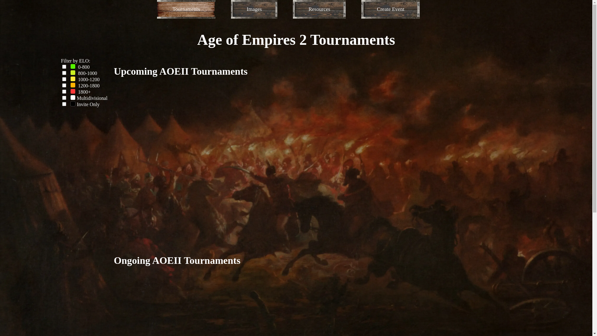 website screenshot of https://tournaments-board.pages.dev/