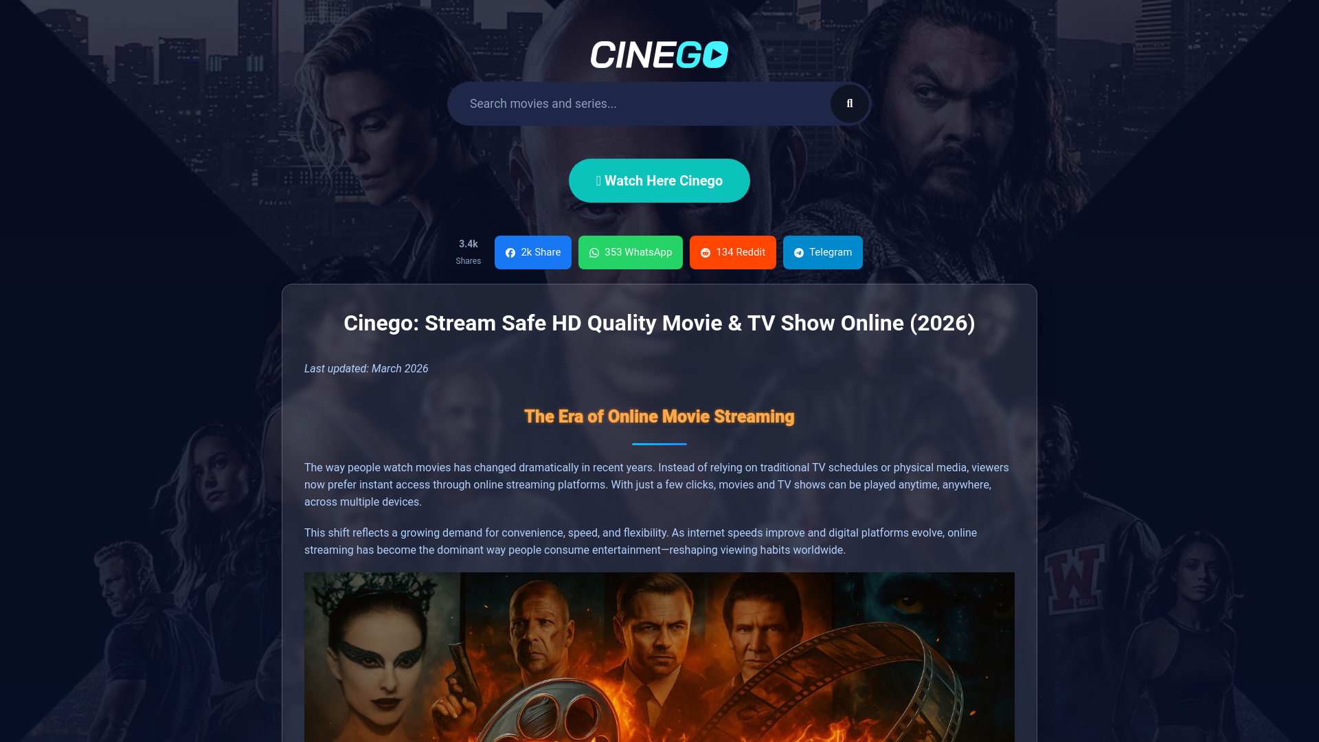 website screenshot of https://cinego-v02.pages.dev/