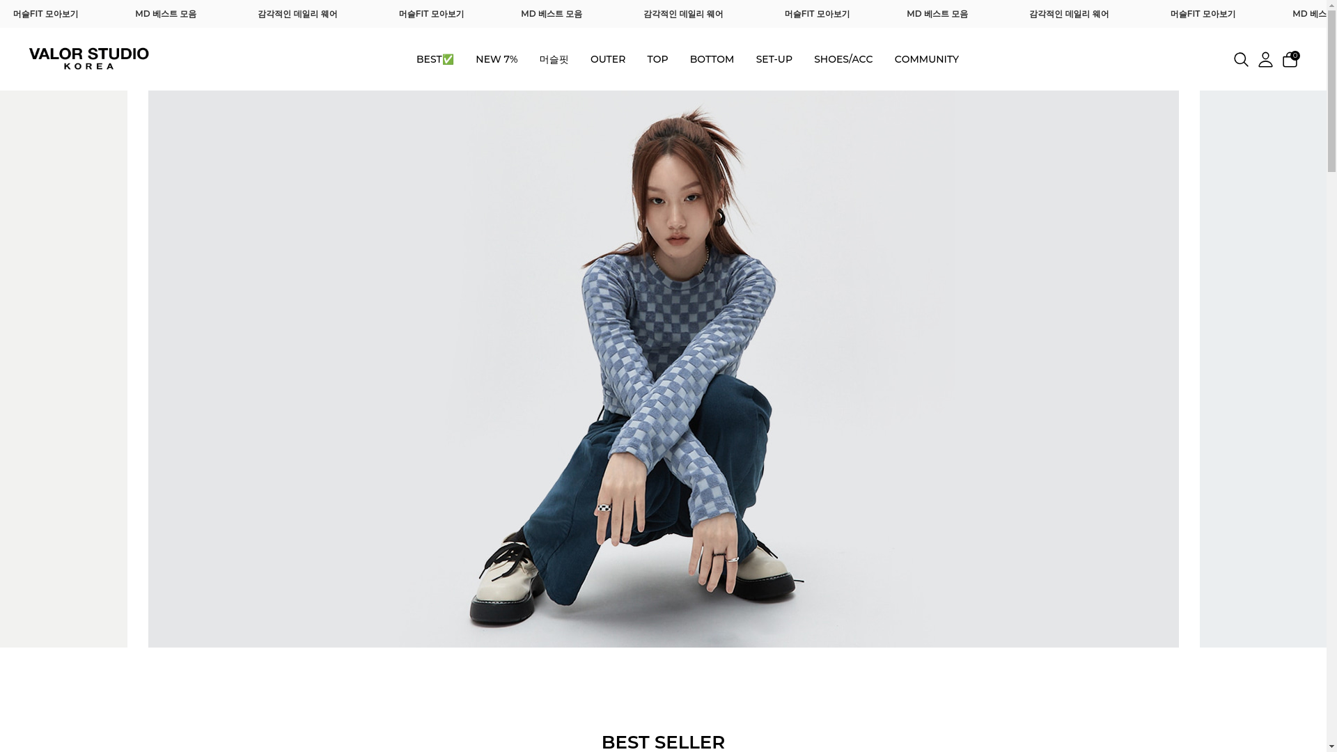 website screenshot of https://valorstudio.co.kr/