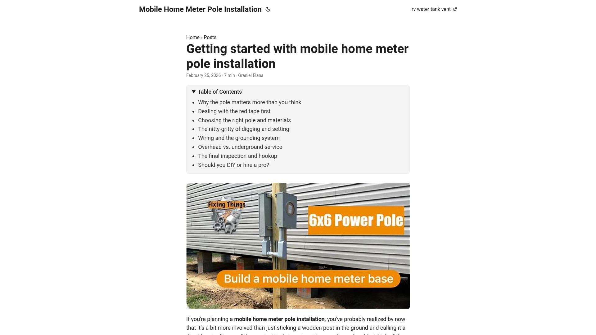 website screenshot of https://mobile-home-meter-pole-installation.pages.dev/