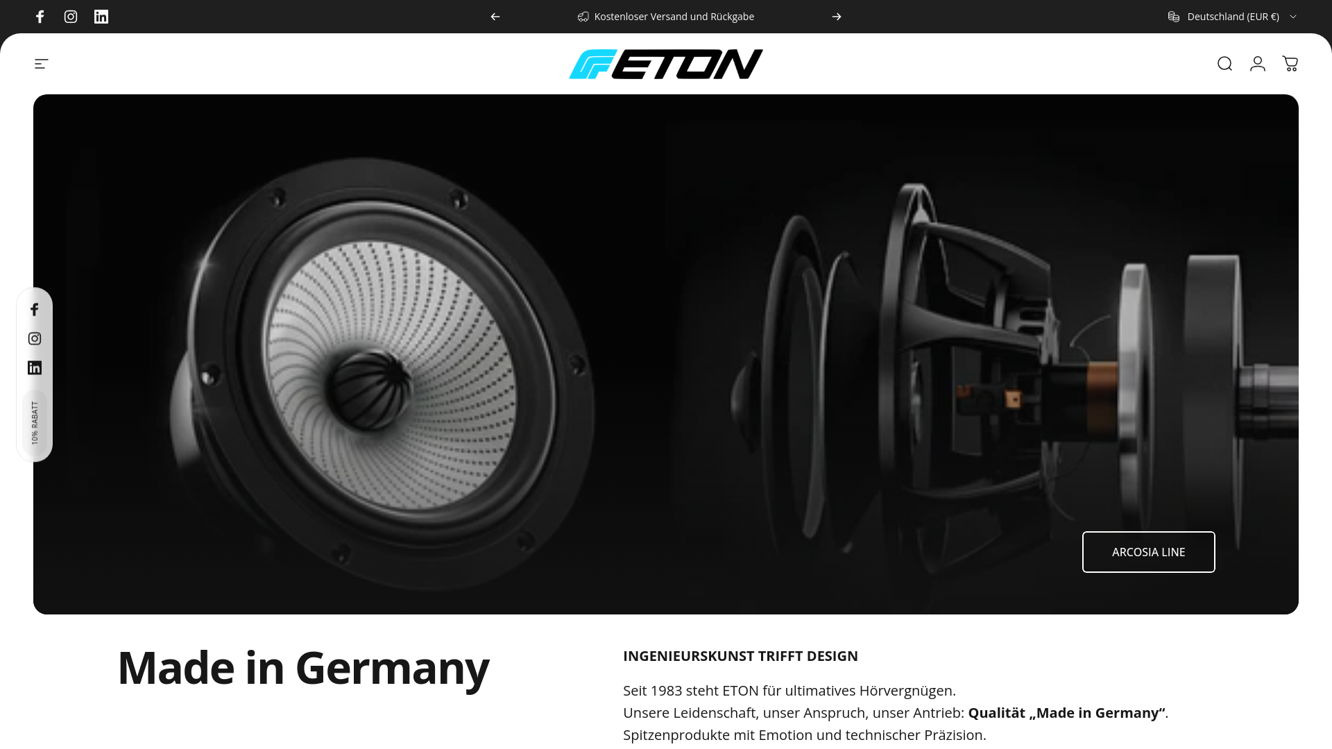 website screenshot of https://eton-theater.com