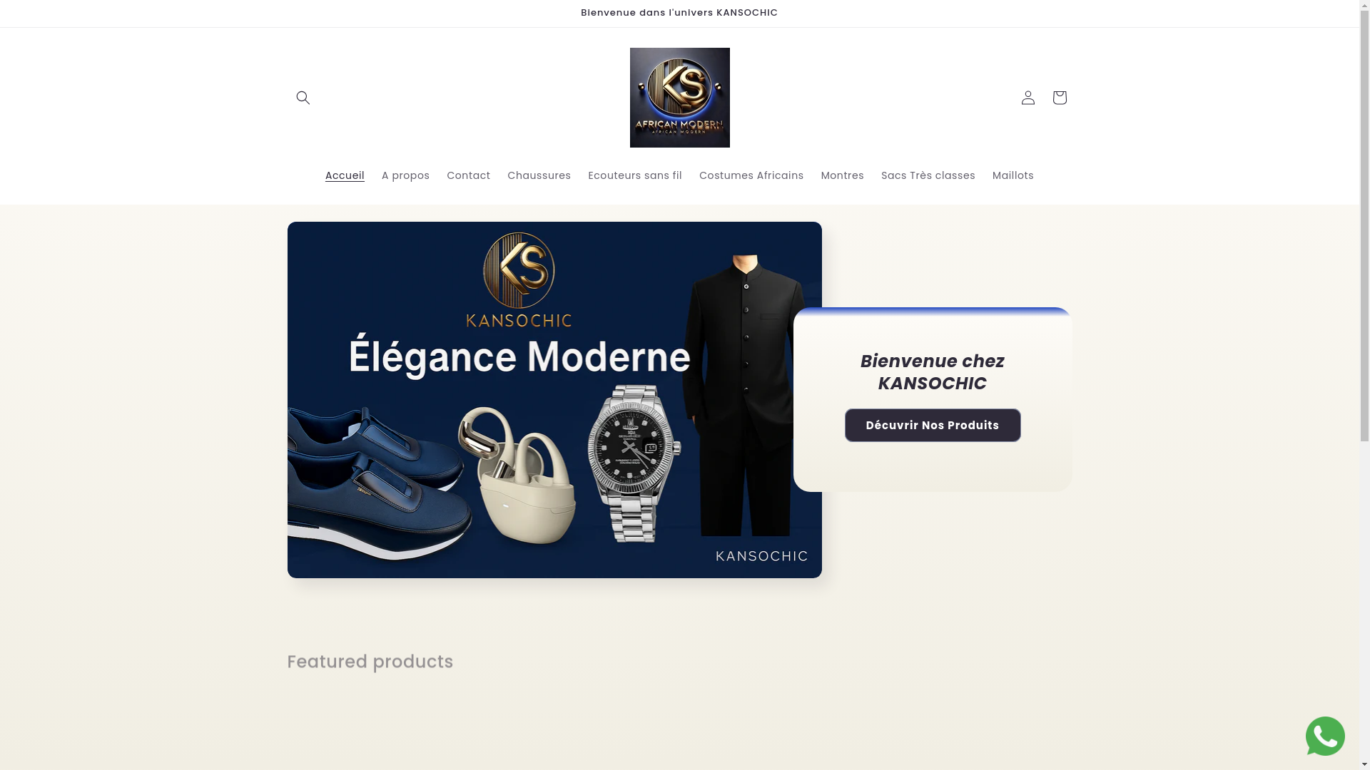 website screenshot of https://kansochic.com/