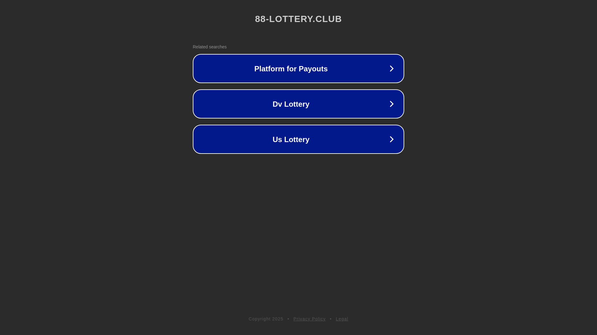 website screenshot of https://88-lottery.club/