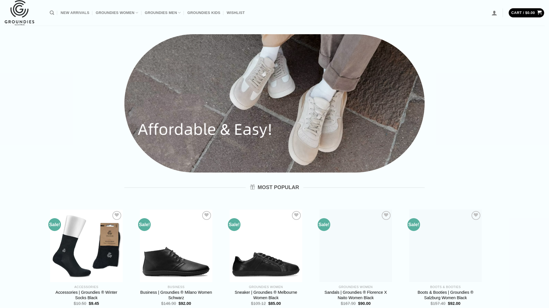 website screenshot of http://gussieshoes.com/