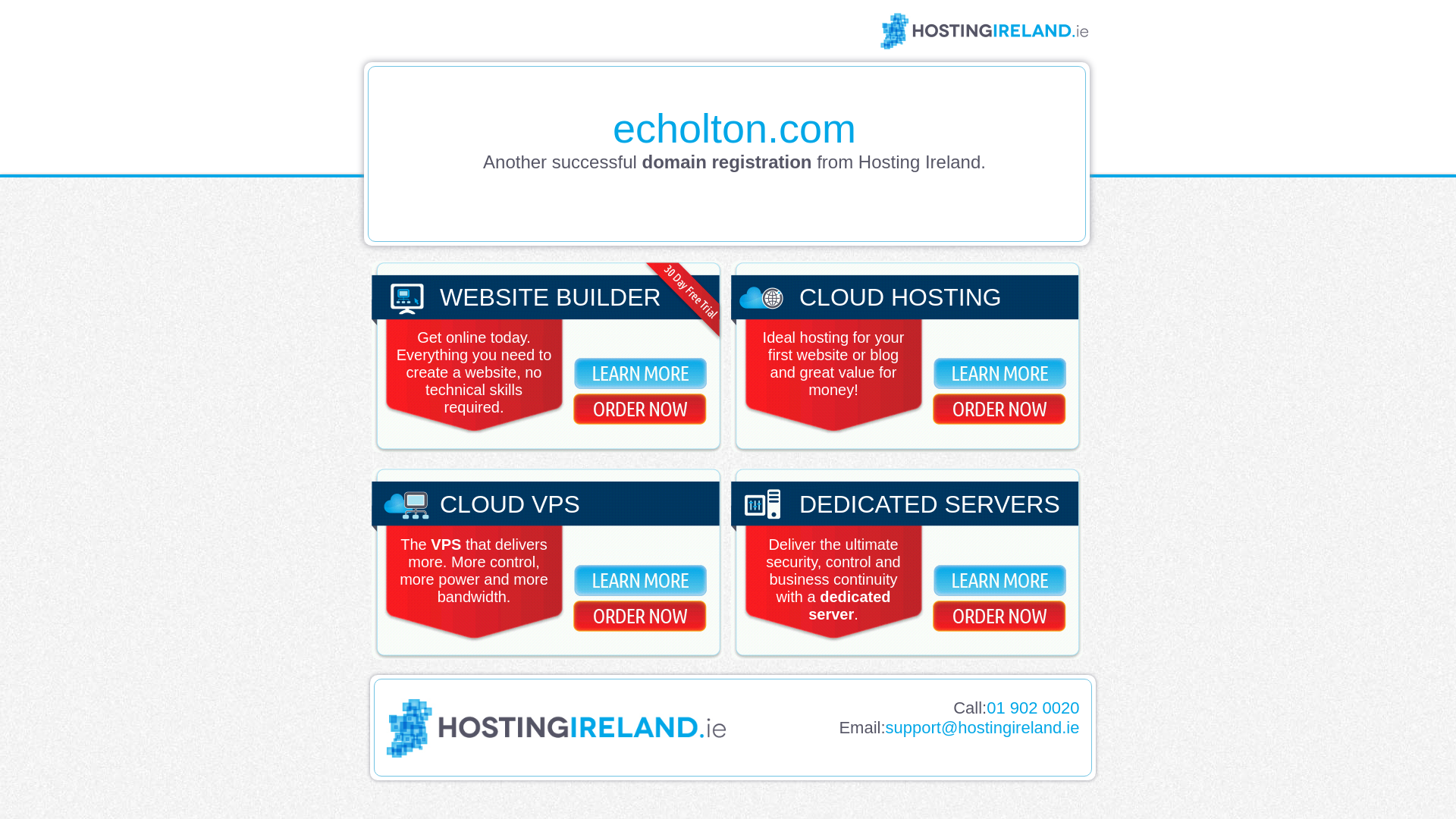 website screenshot of https://echolton.com/