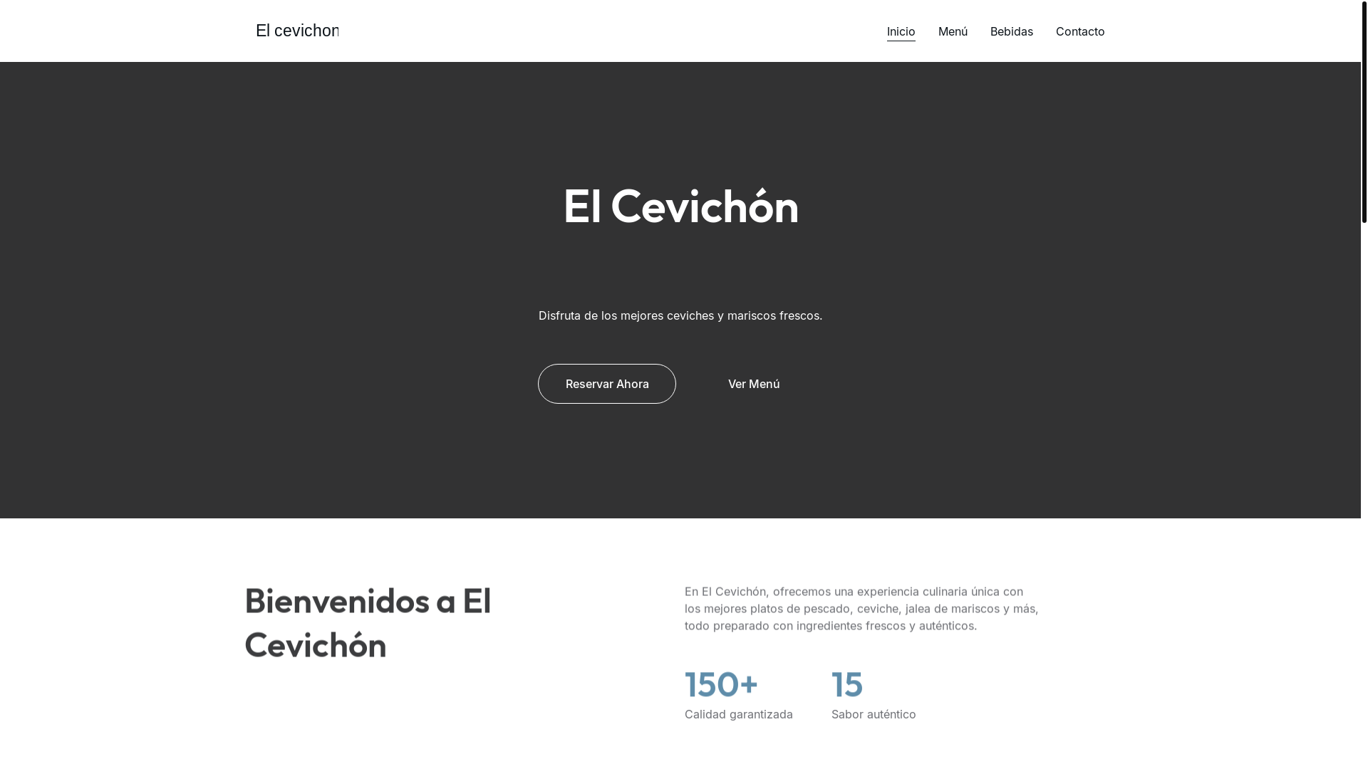 website screenshot of https://elcevichon.es/