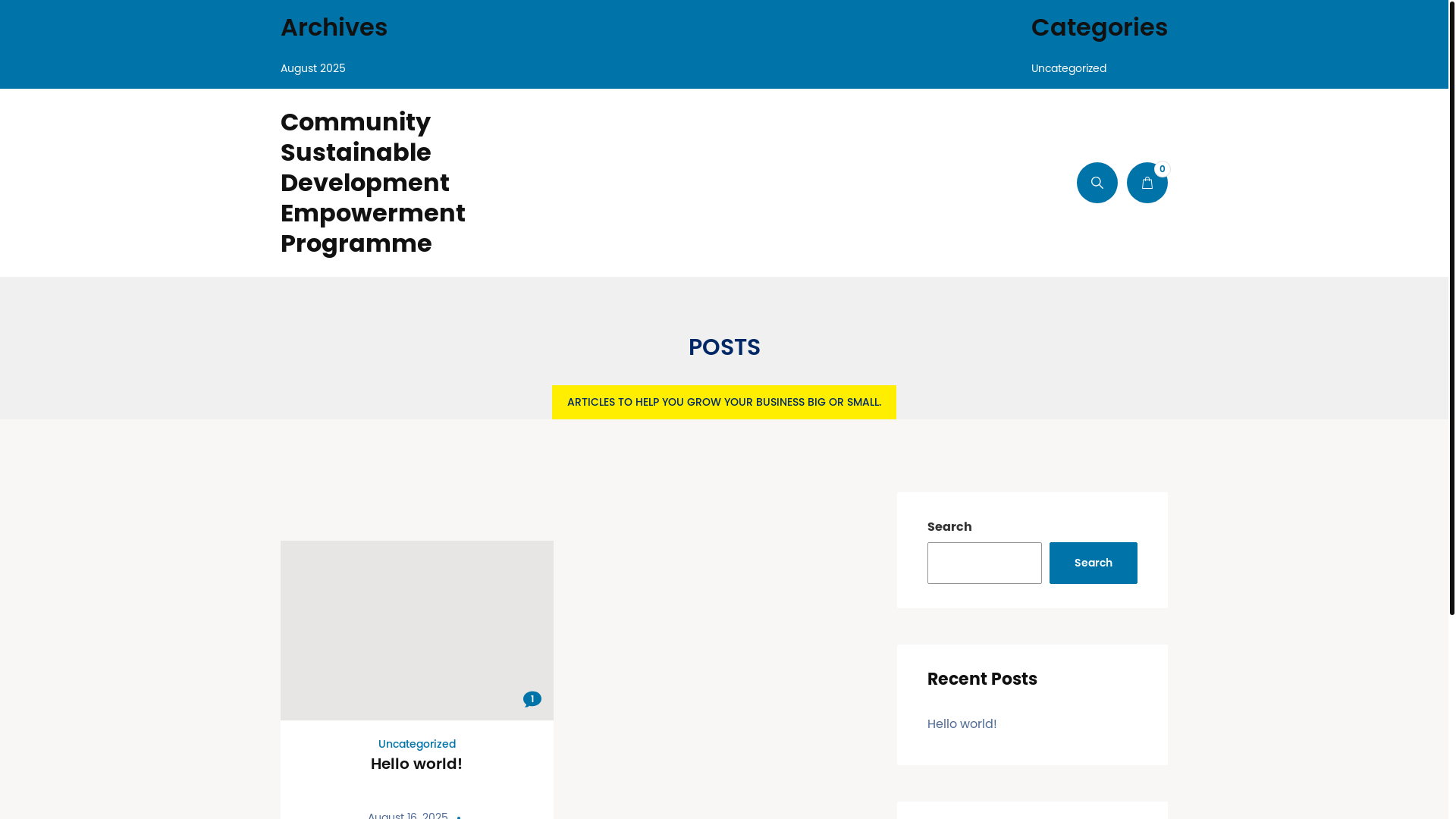 website screenshot of https://cosdepkenya.org/