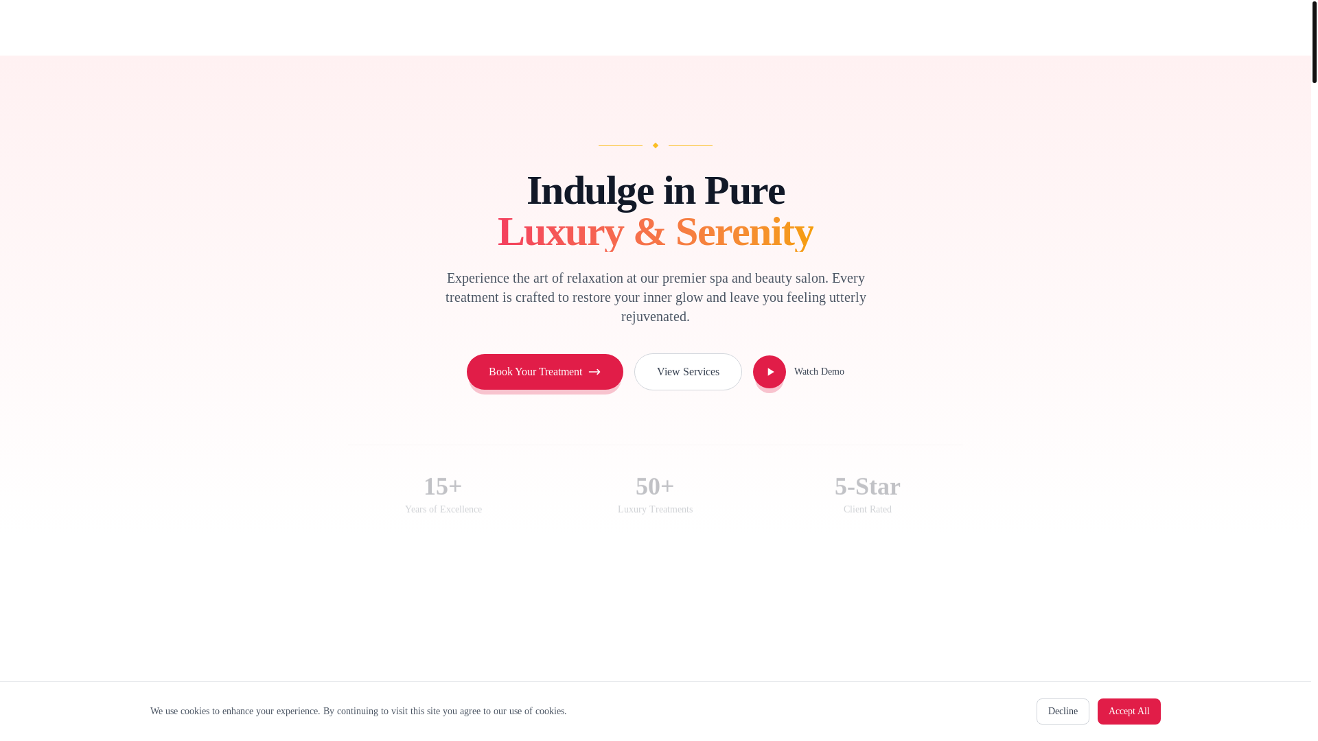 website screenshot of https://serenite-colorlib.pages.dev/