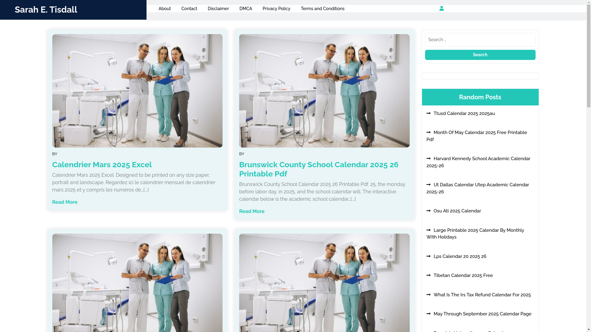 website screenshot of https://sarahetisdall.pages.dev/