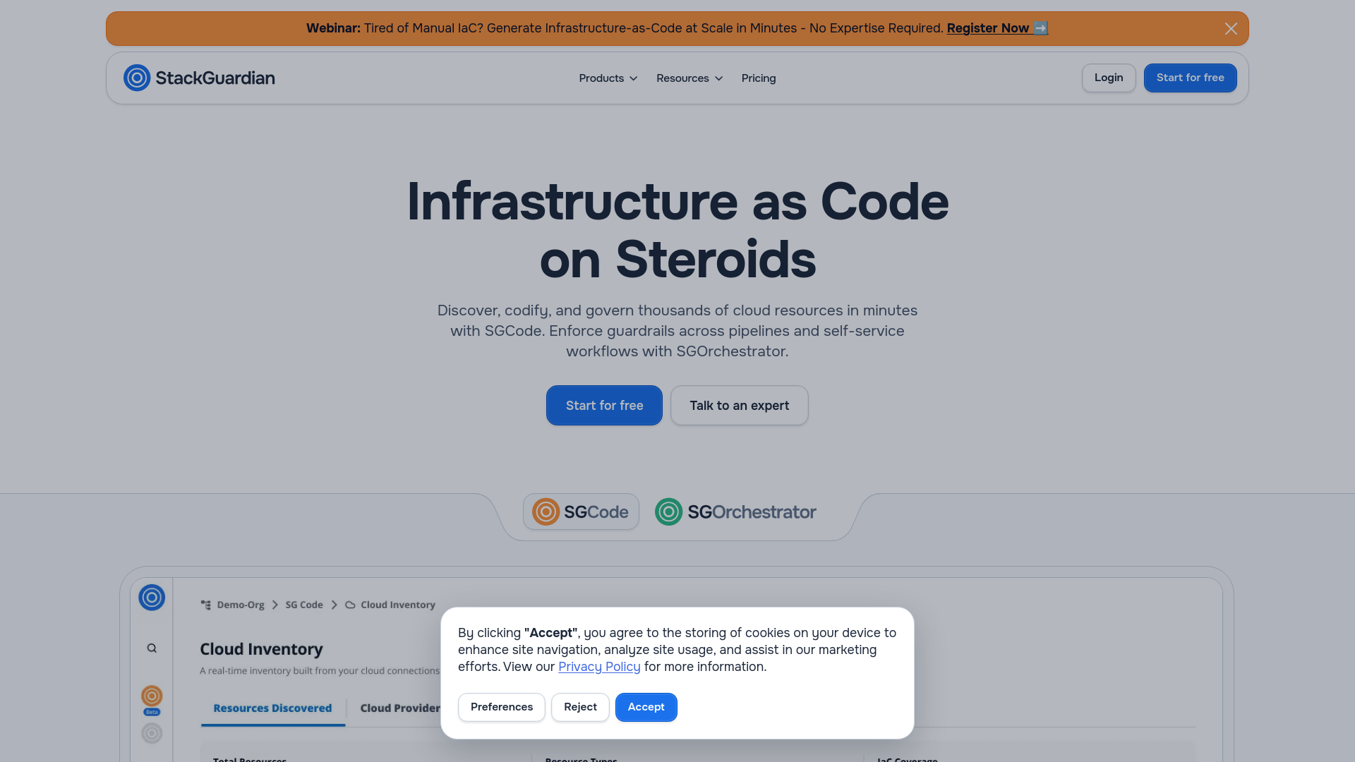 website screenshot of https://instantstackguardian.com/