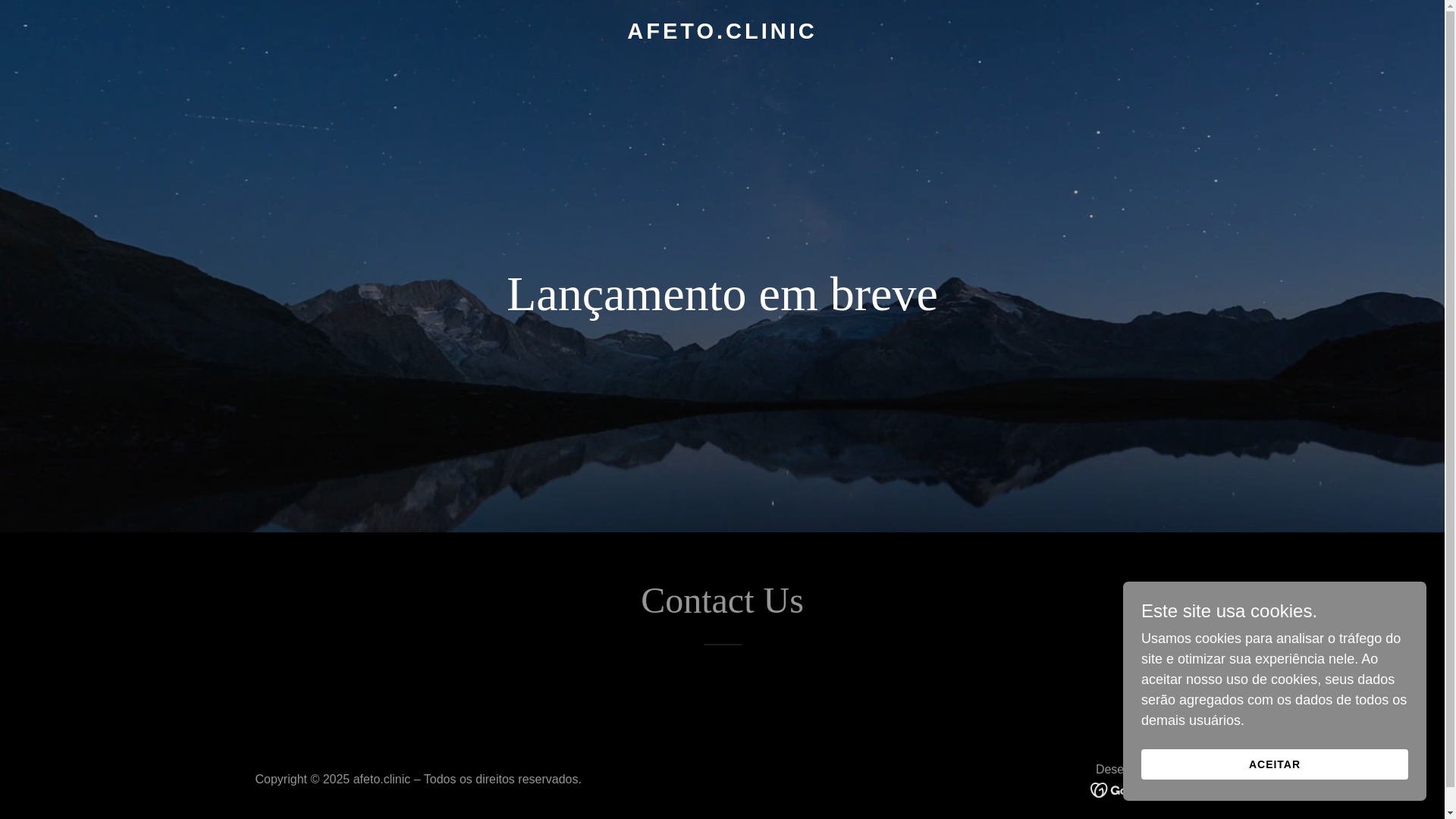 website screenshot of https://afeto.clinic/