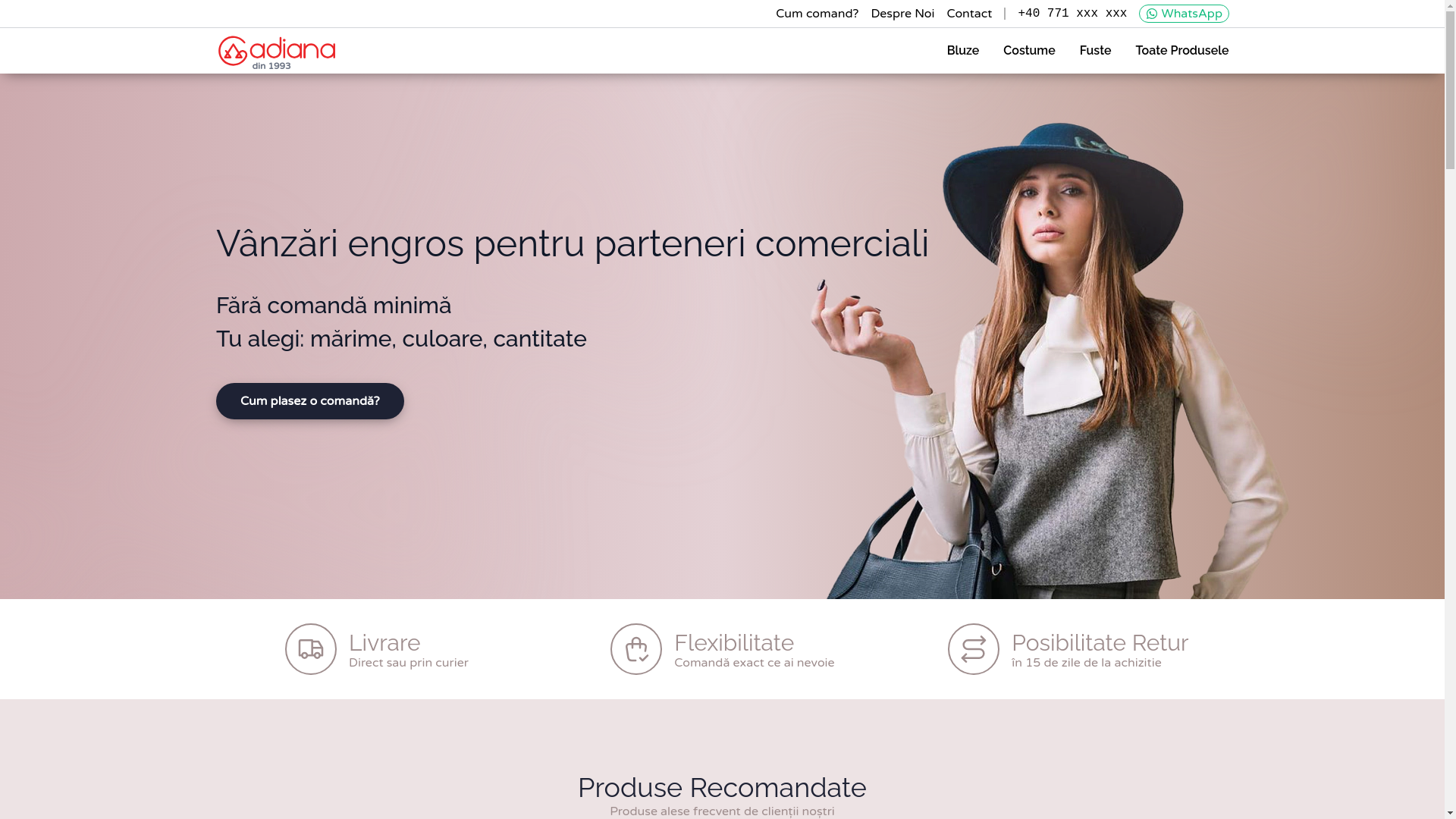 website screenshot of https://adiana.pages.dev/