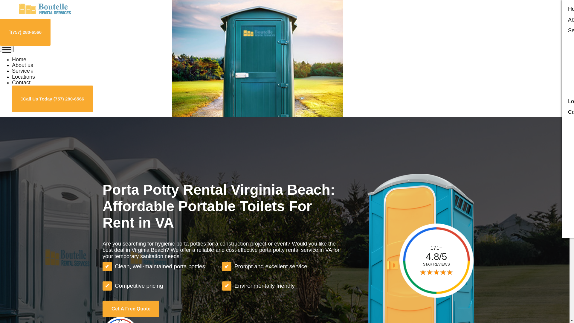 website screenshot of https://boutellerentalservices.com/