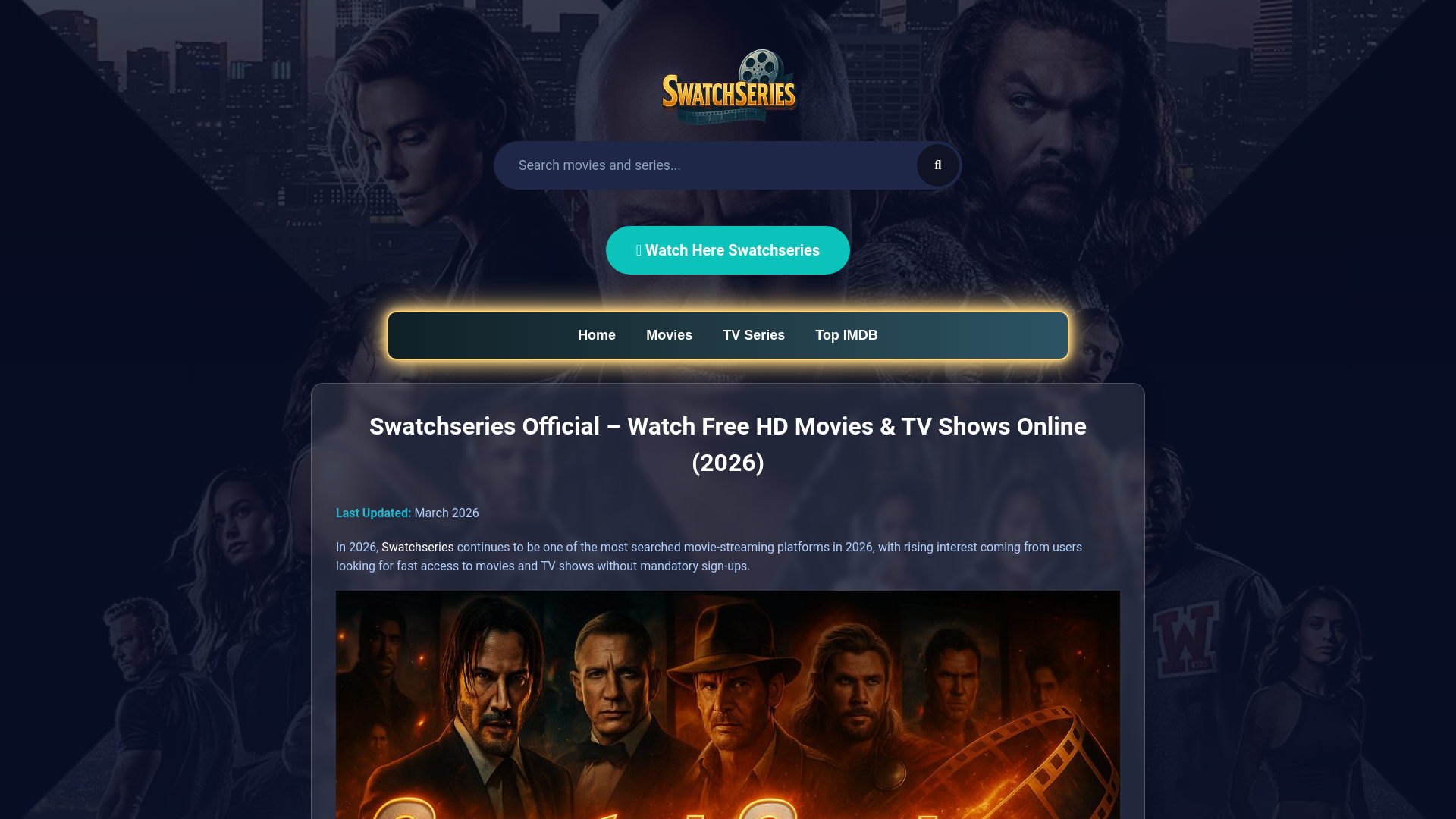 website screenshot of https://swatchseries-t01.pages.dev/