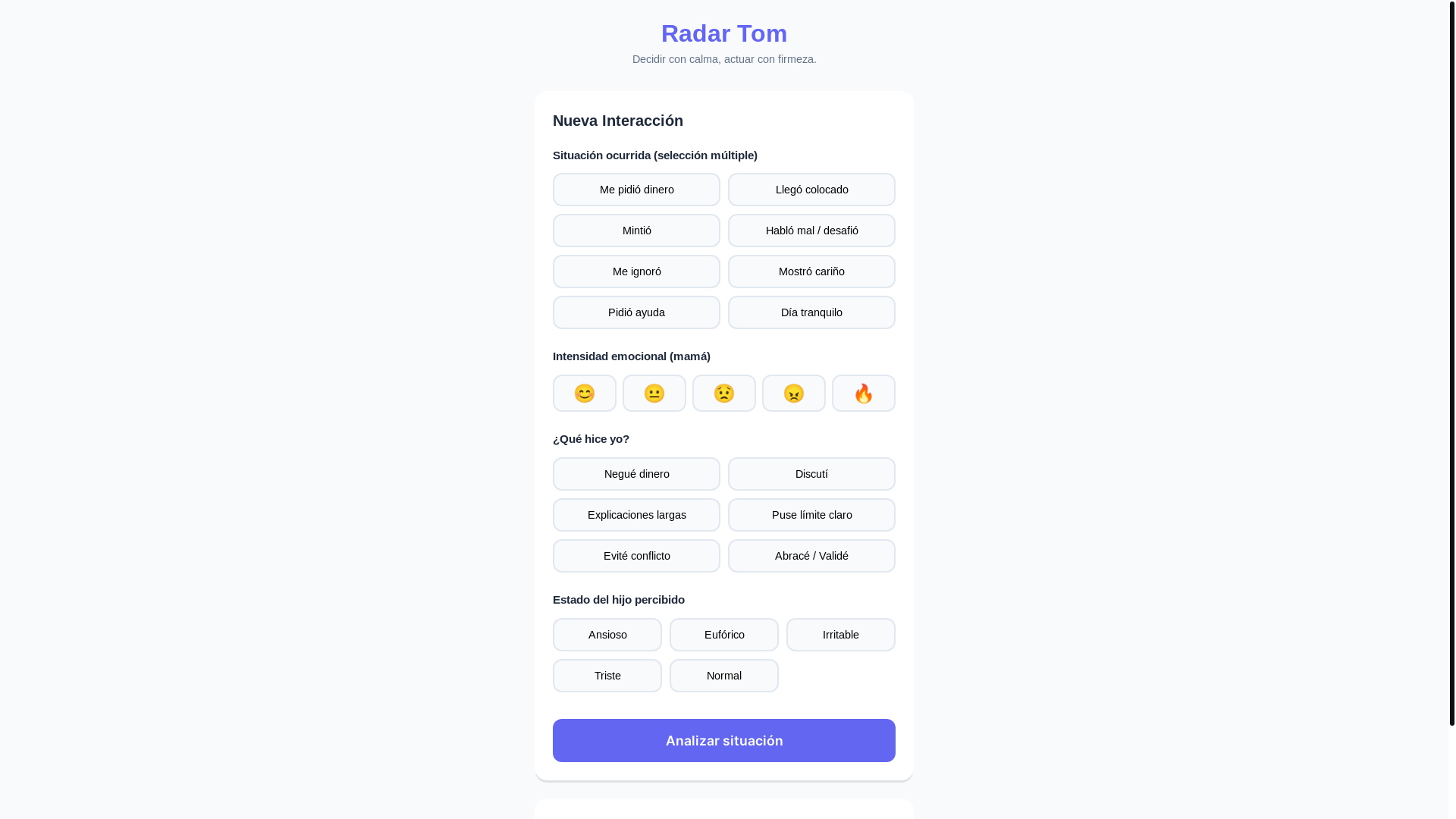 website screenshot of https://radartom.pages.dev/