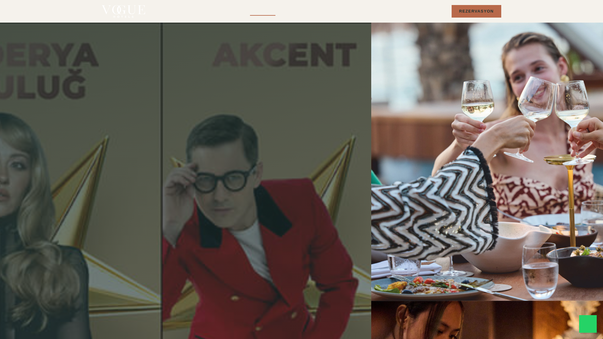 website screenshot of https://voguessupremehotel.com