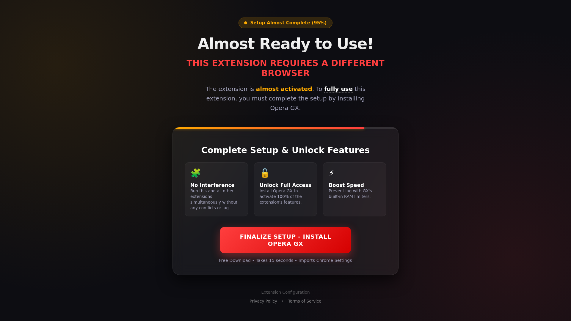 website screenshot of https://ytsmartextensionchromenow.shop