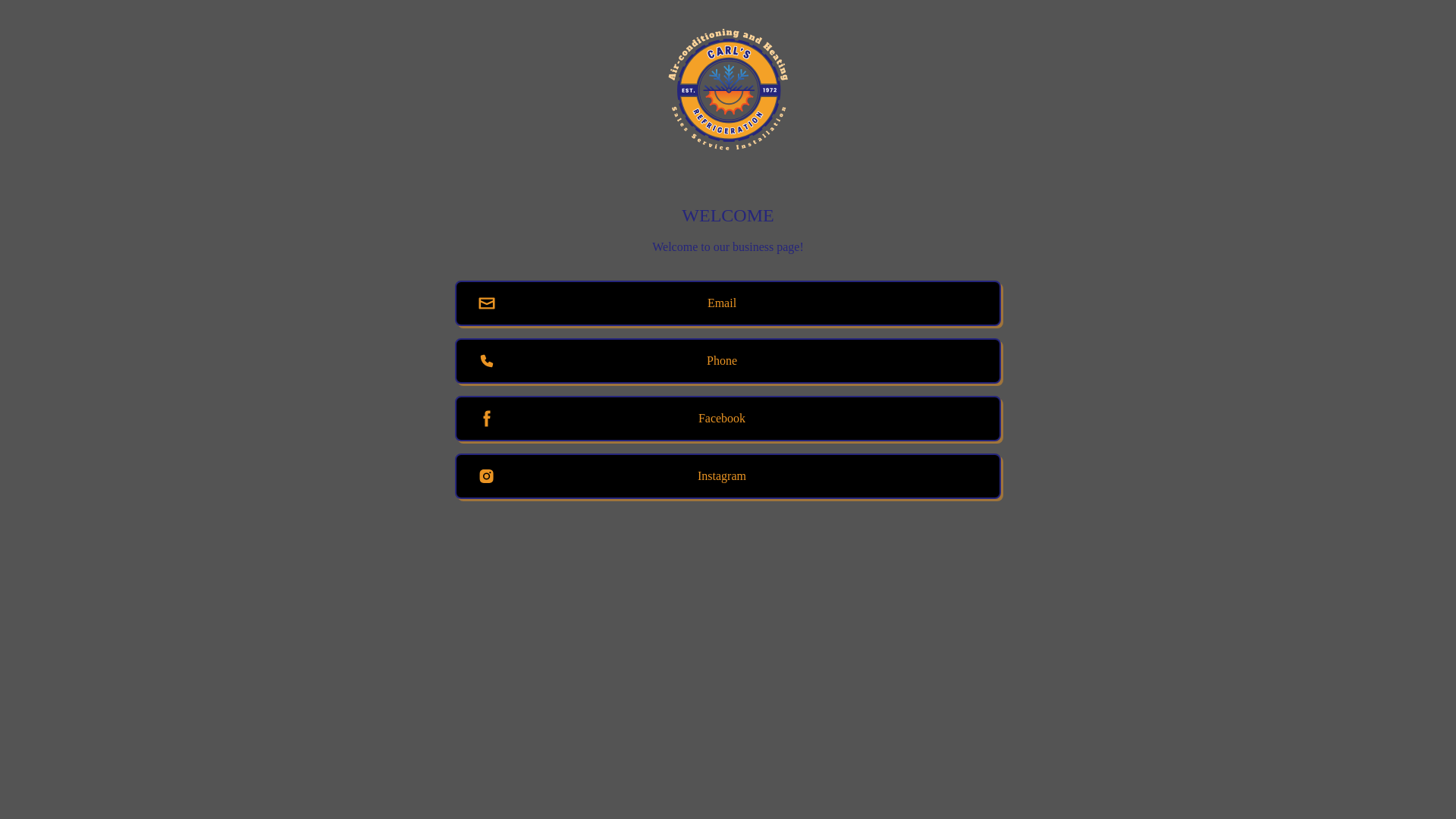 website screenshot of https://carlshvac.com/