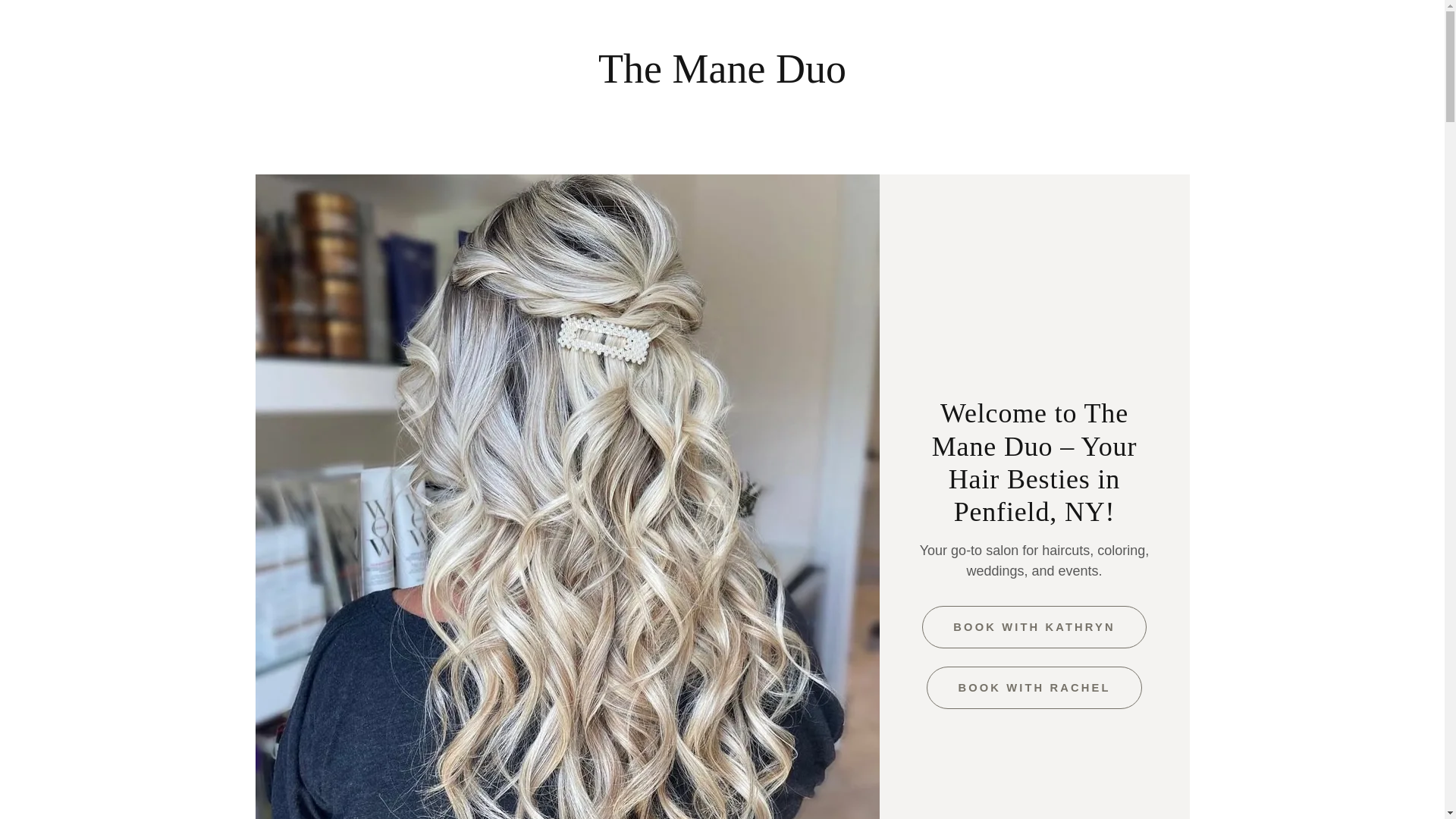 website screenshot of https://themaneduohair.com/