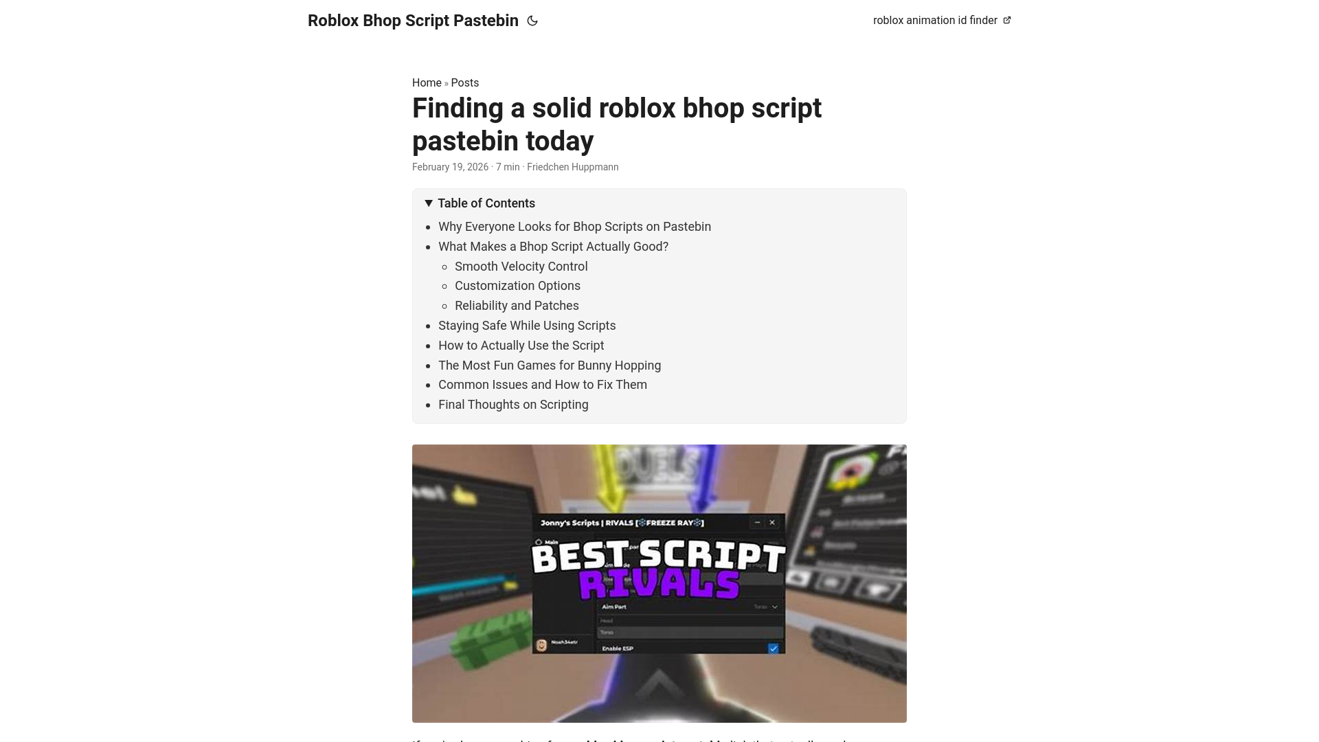 website screenshot of https://roblox-bhop-script-pastebin.pages.dev/