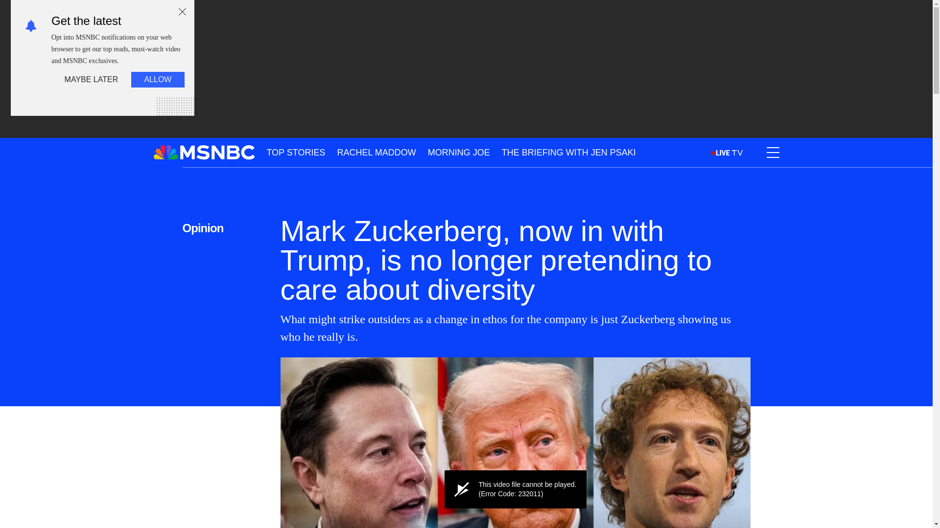 website screenshot of https://www.msnbc.com/opinion/msnbc-opinion/mark-zuckerberg-dei-policies-meta-facebook-rcna186729