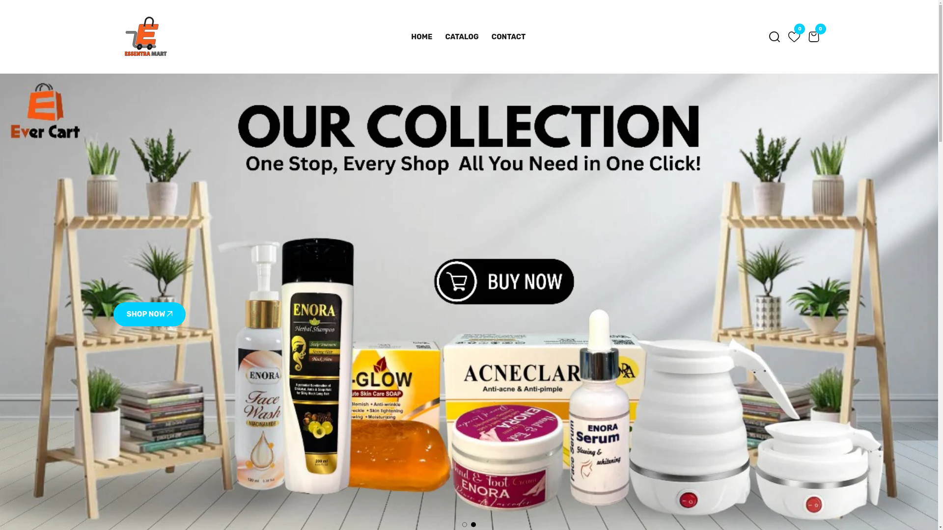 website screenshot of https://evvercart.com/