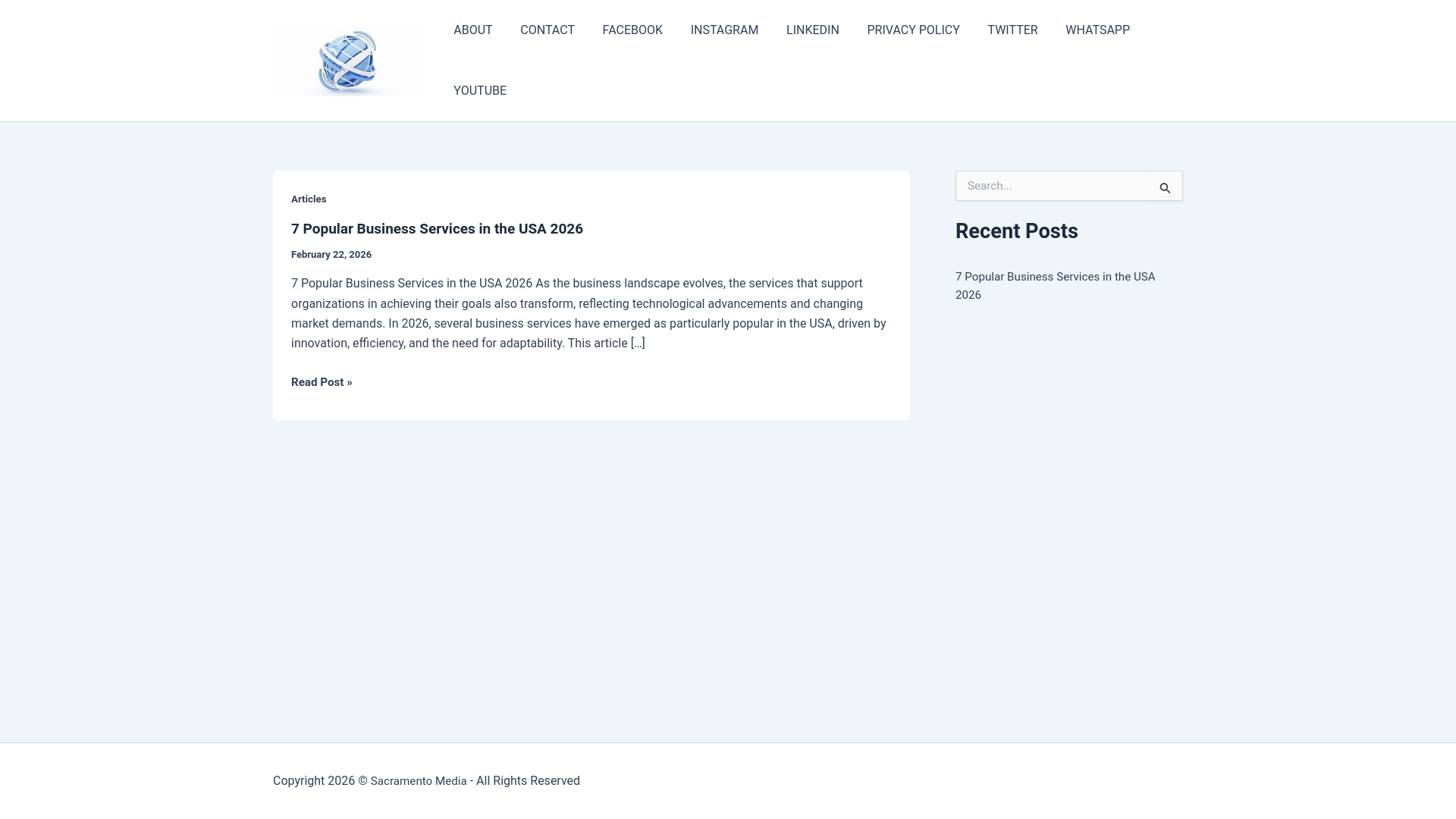 website screenshot of https://sacramentocity.site