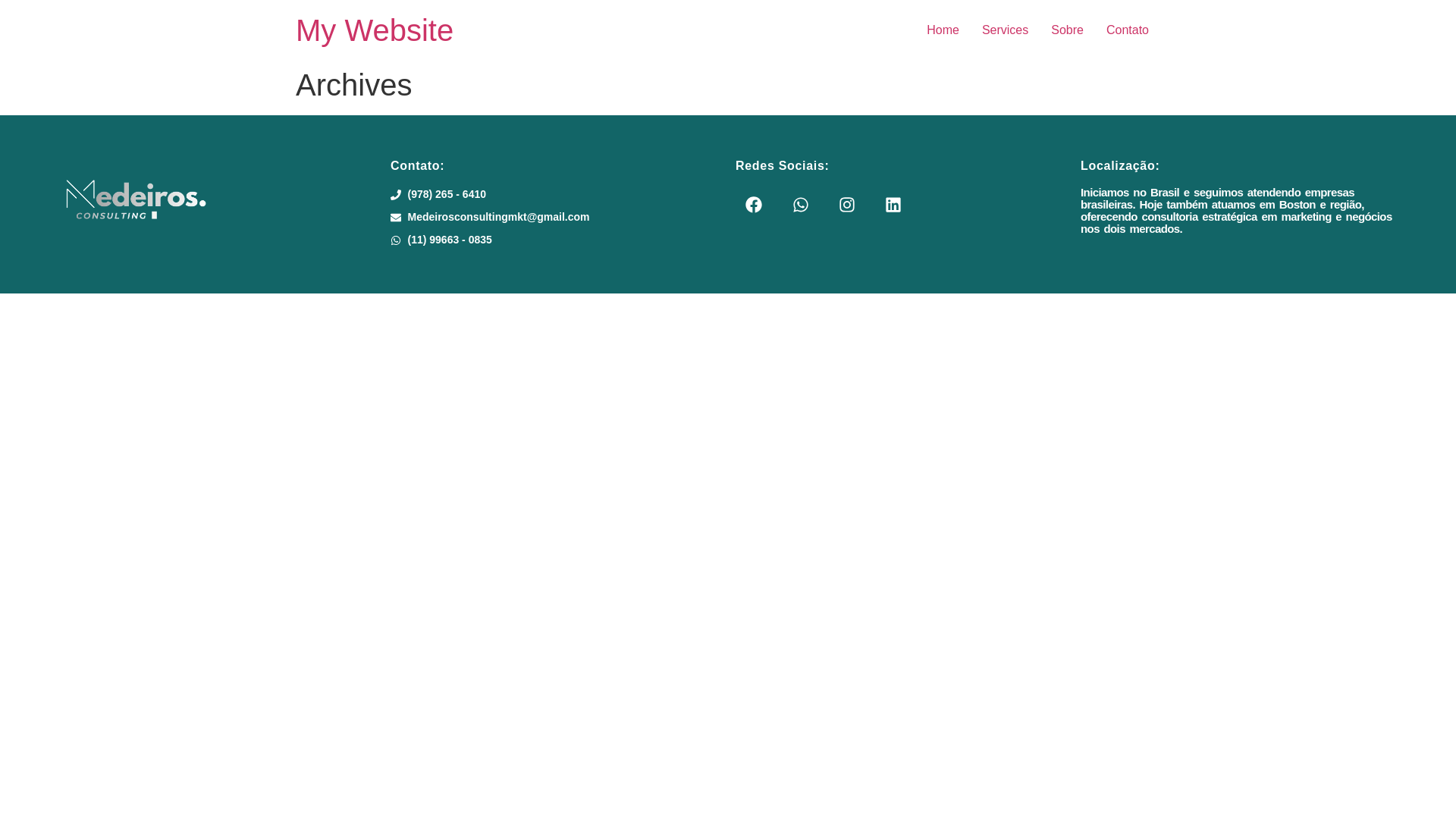 website screenshot of https://medeirosconsulting.online/