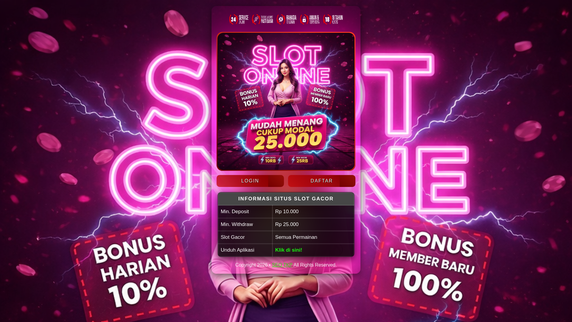 website screenshot of https://giniyabangjagoku.pages.dev/