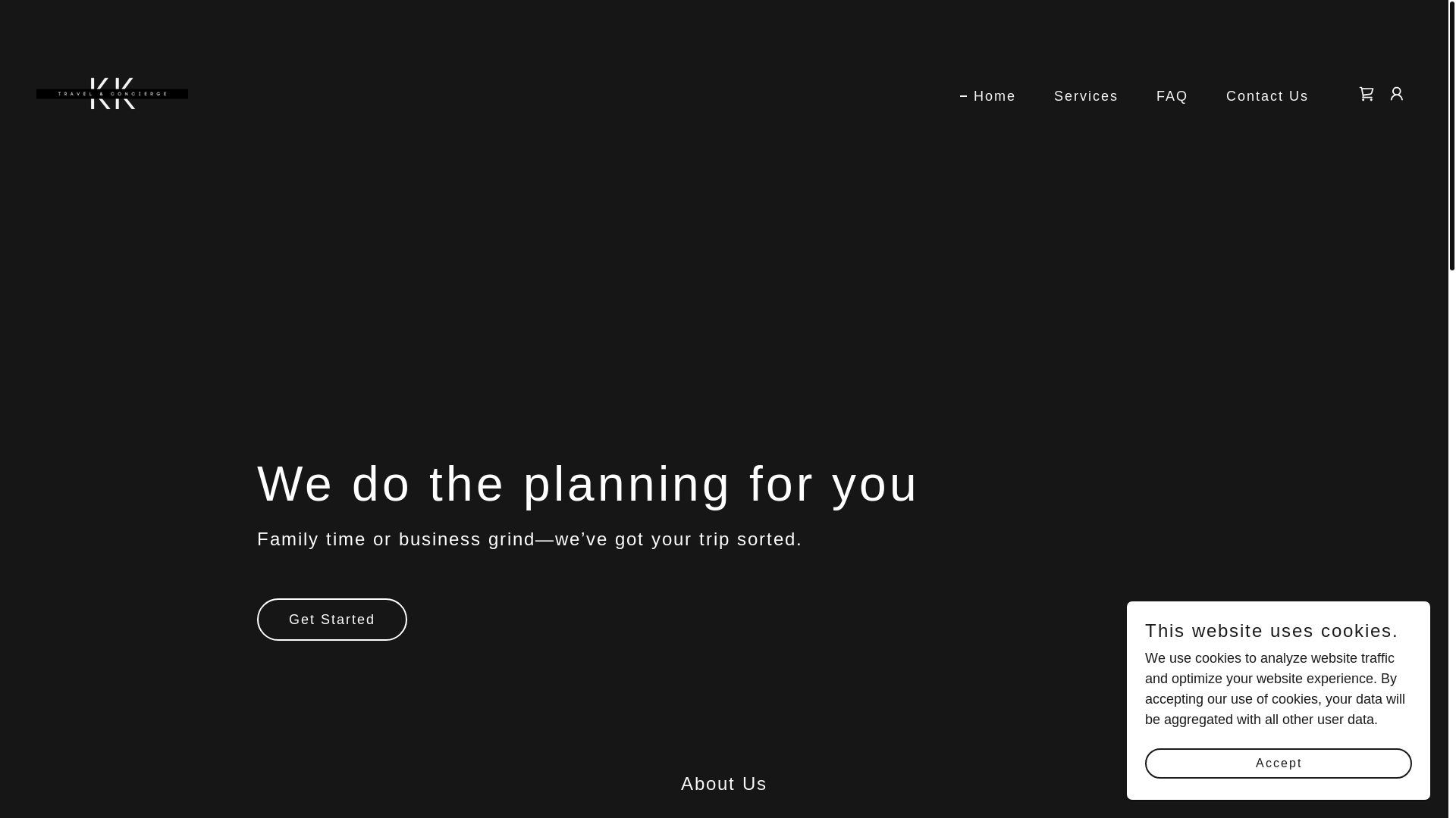website screenshot of https://kktravel.pro/