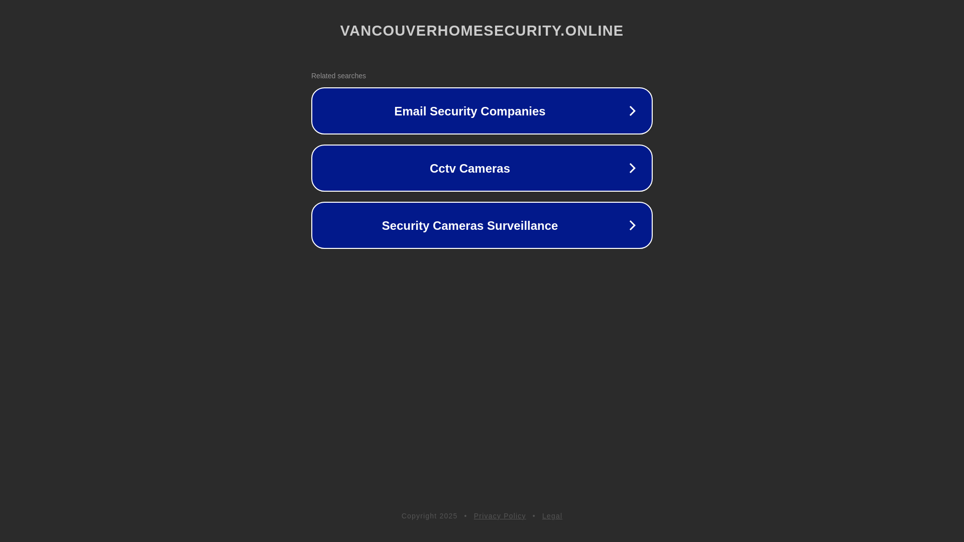 website screenshot of https://vancouverhomesecurity.online/