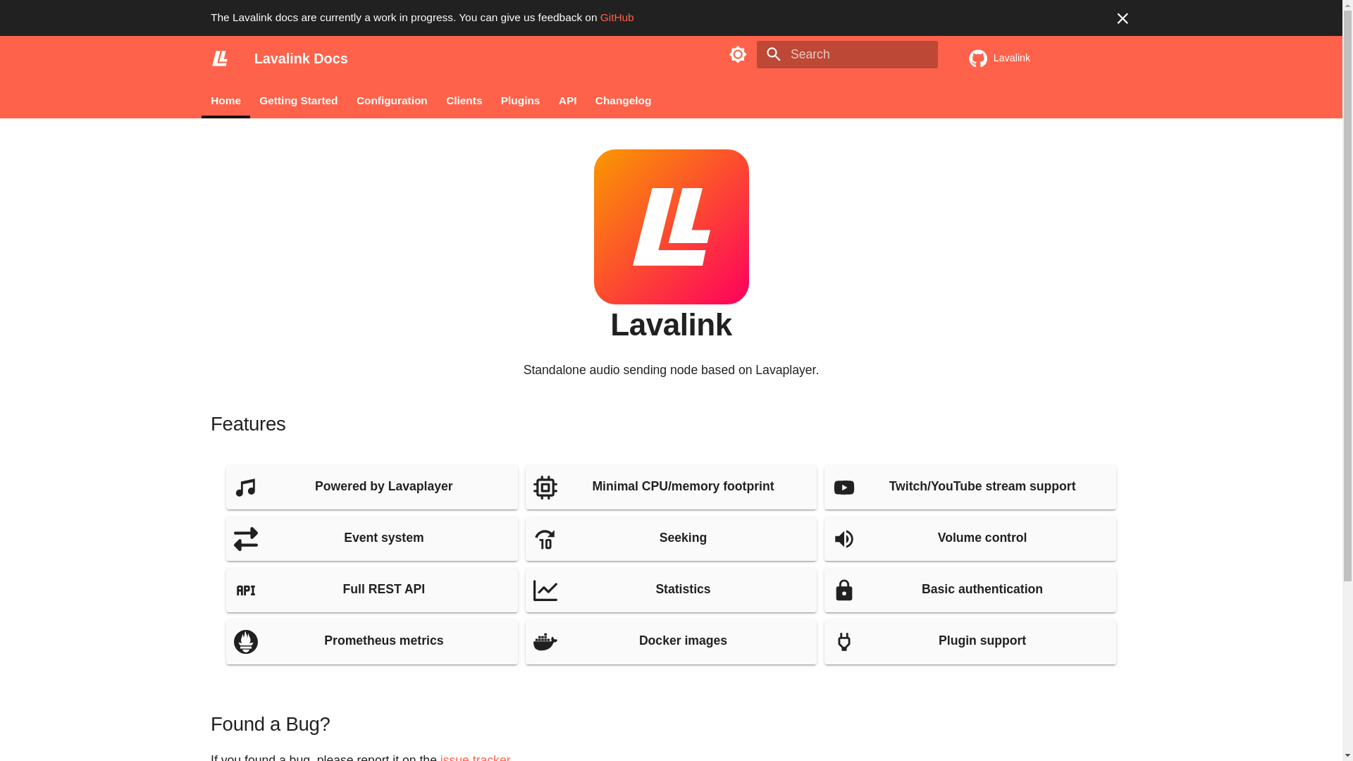 website screenshot of https://lavalink-bne.pages.dev/