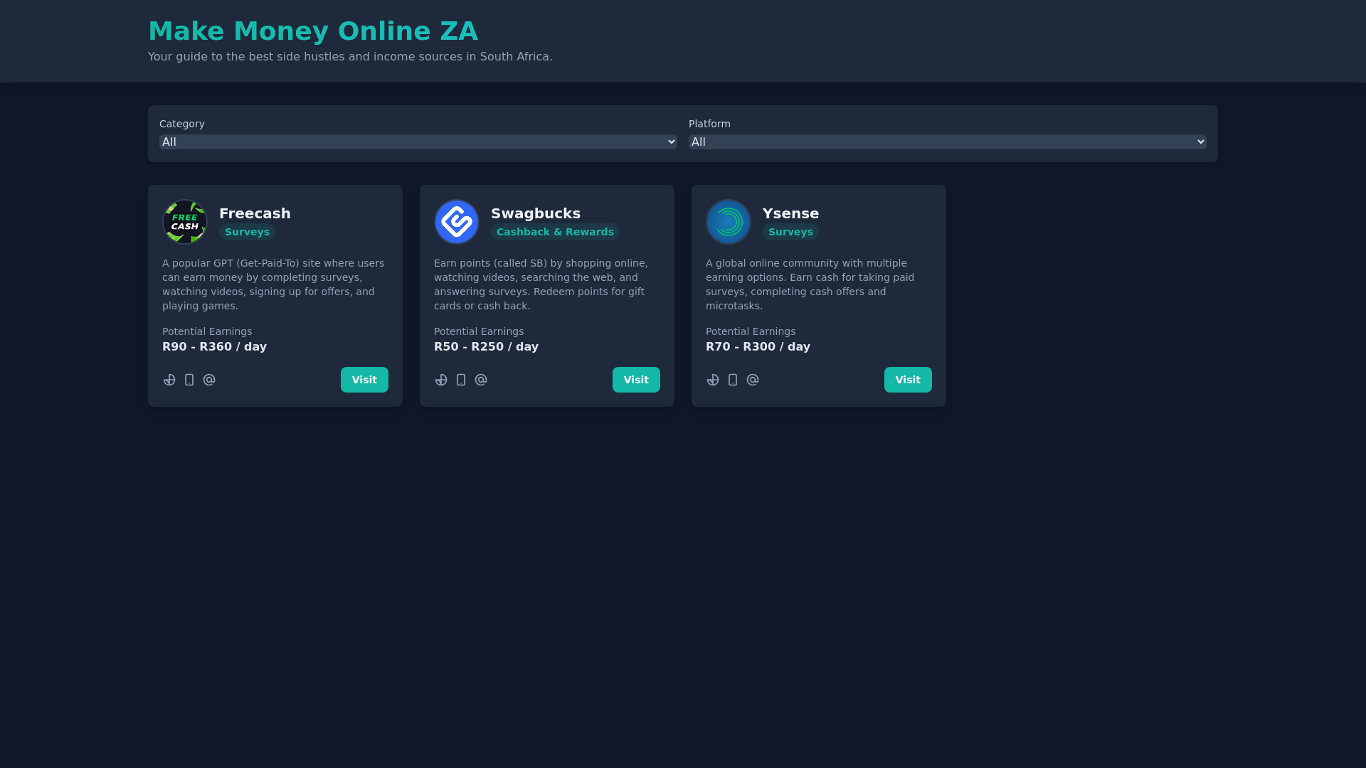 website screenshot of https://make-money-online-south-africa-2-1.pages.dev/