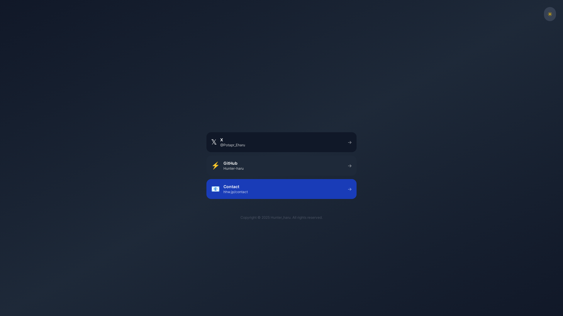 website screenshot of https://myprofile-bat.pages.dev/