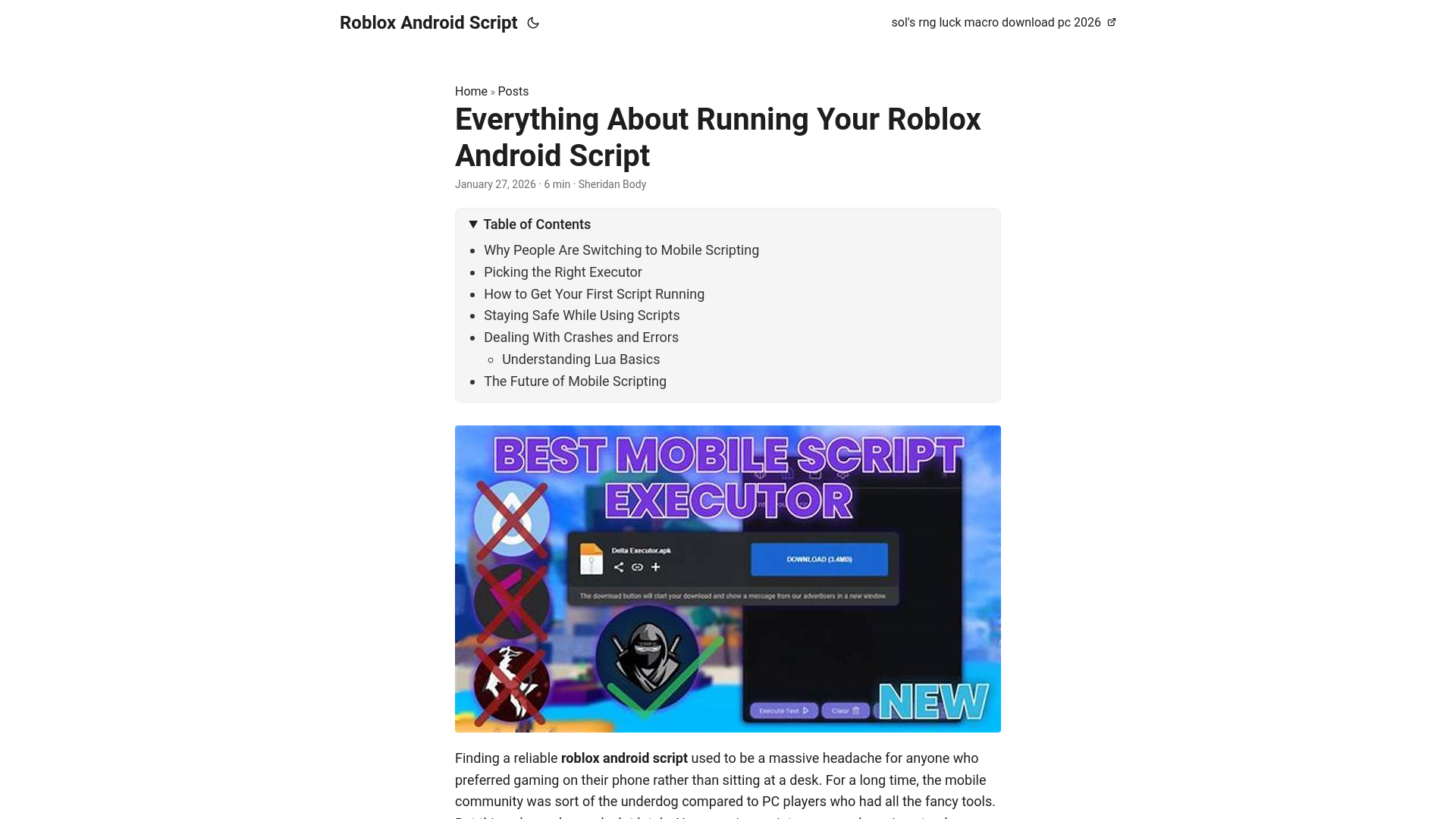 website screenshot of https://roblox-android-script.pages.dev/