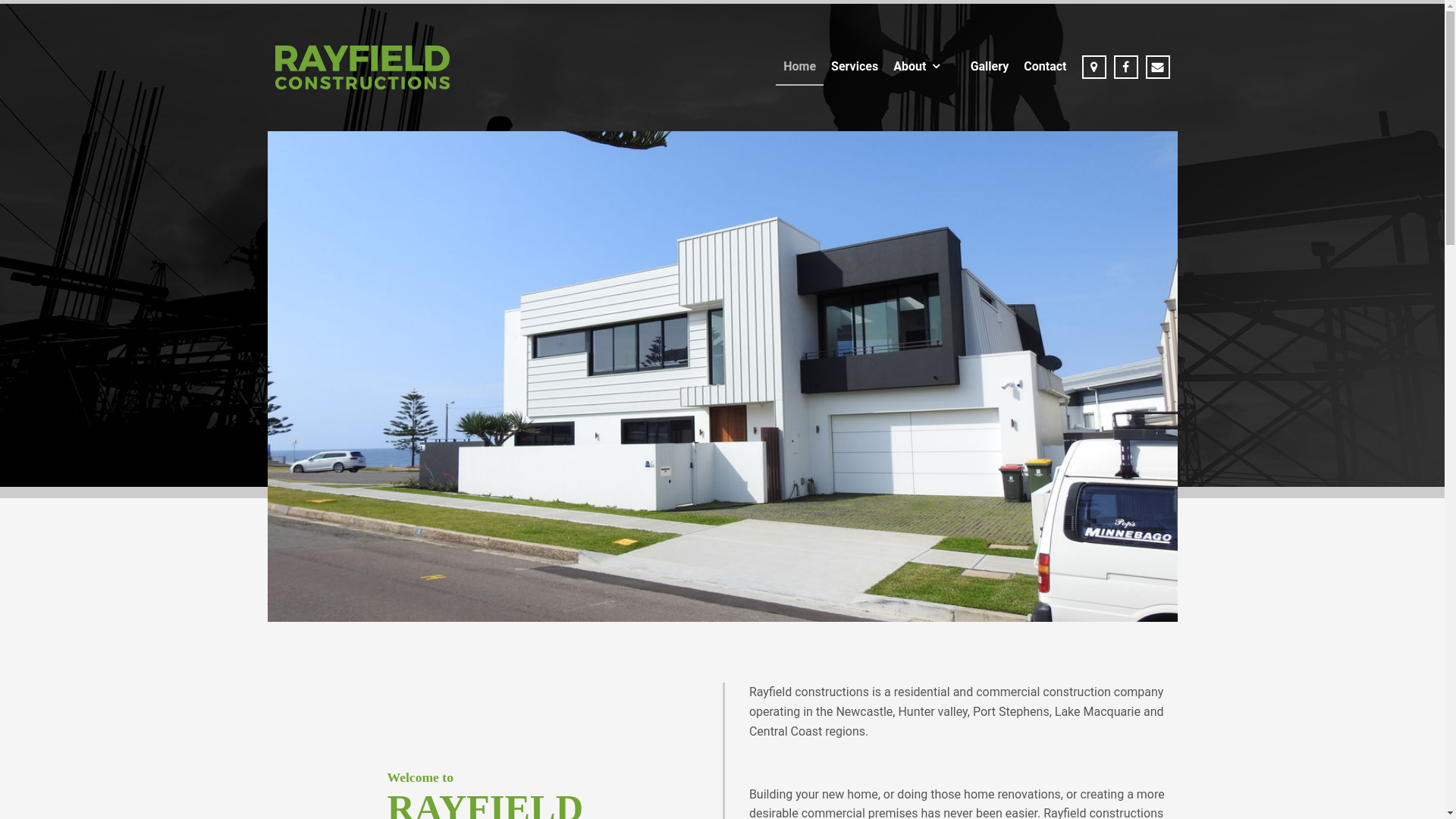 website screenshot of https://rayfieldconstructions.online/