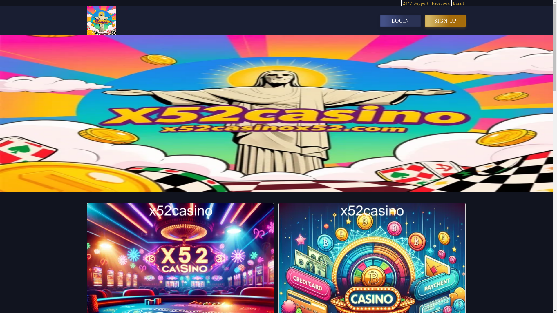website screenshot of https://x52casinox52.com/