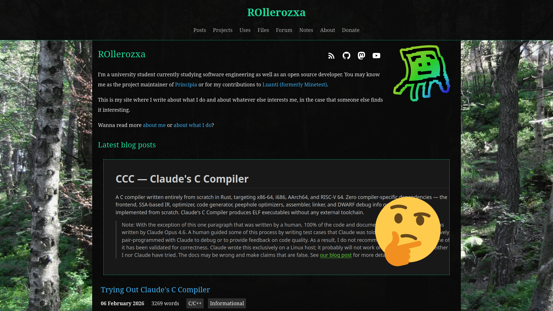 website screenshot of https://voxelmanip.se/