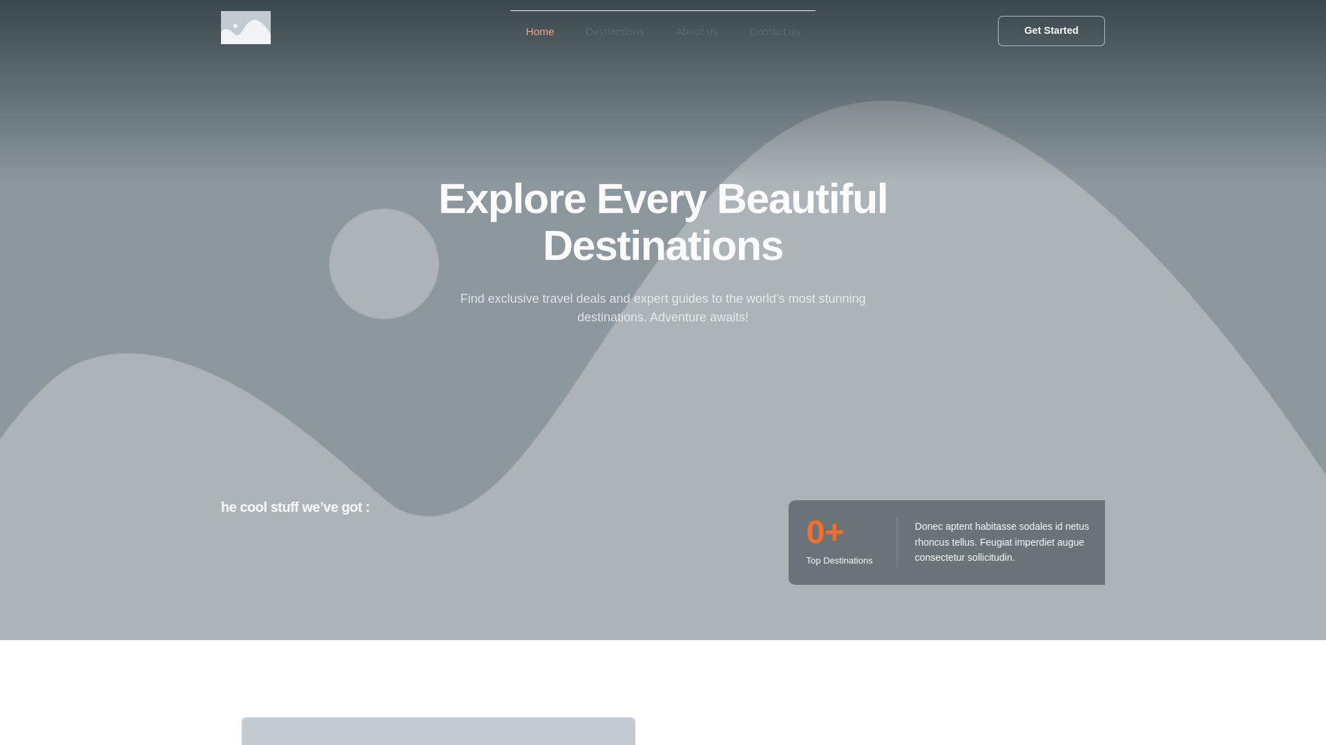 website screenshot of https://uneoasistourism.com/