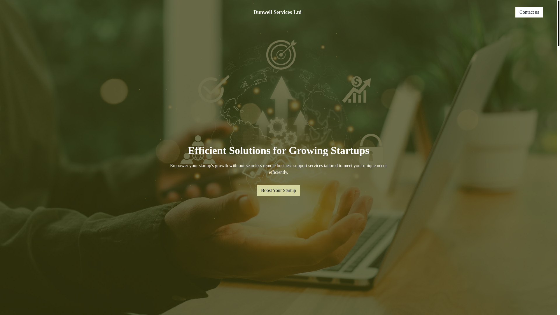 website screenshot of https://dunwellservicesltd.com/