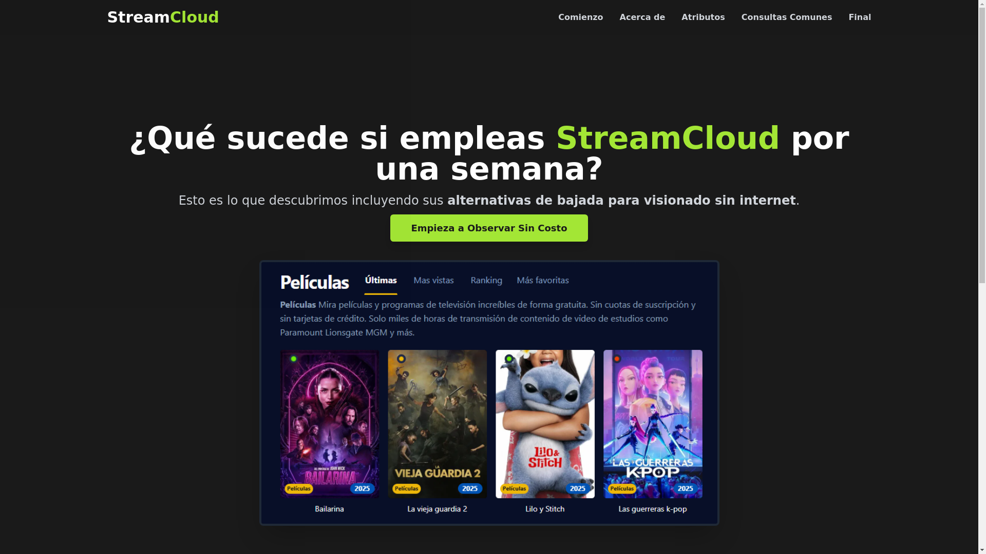 website screenshot of https://streamcloud-hzn5.pages.dev/