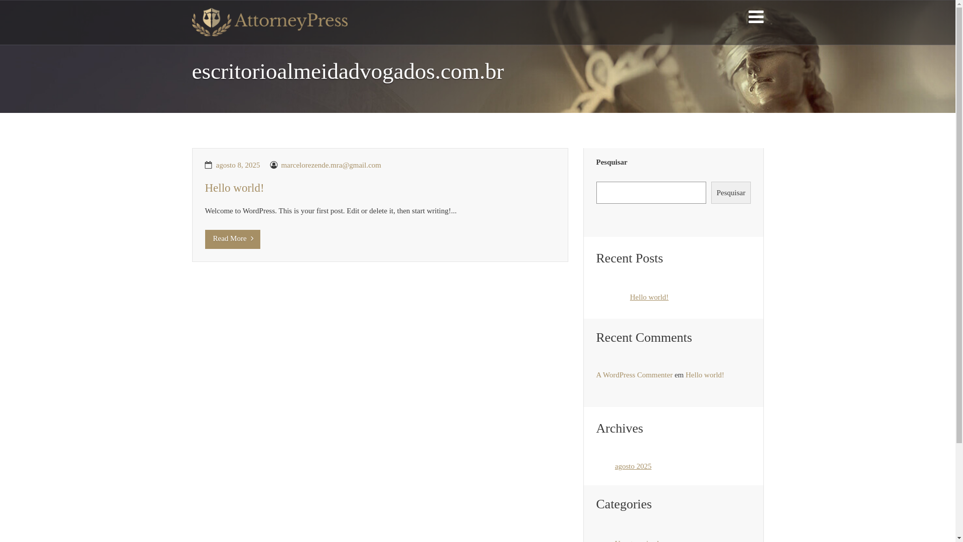 website screenshot of https://escritorioalmeidadvogados.com.br/