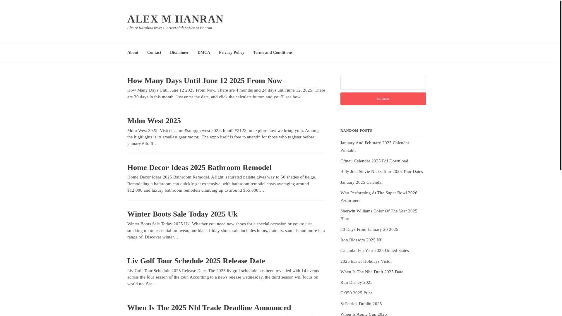 website screenshot of https://alexmhanran.pages.dev/