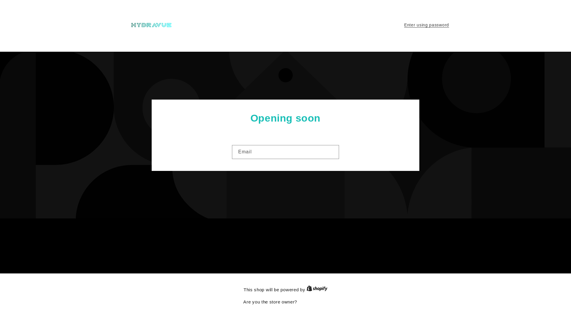 website screenshot of https://hydravuelife.com/