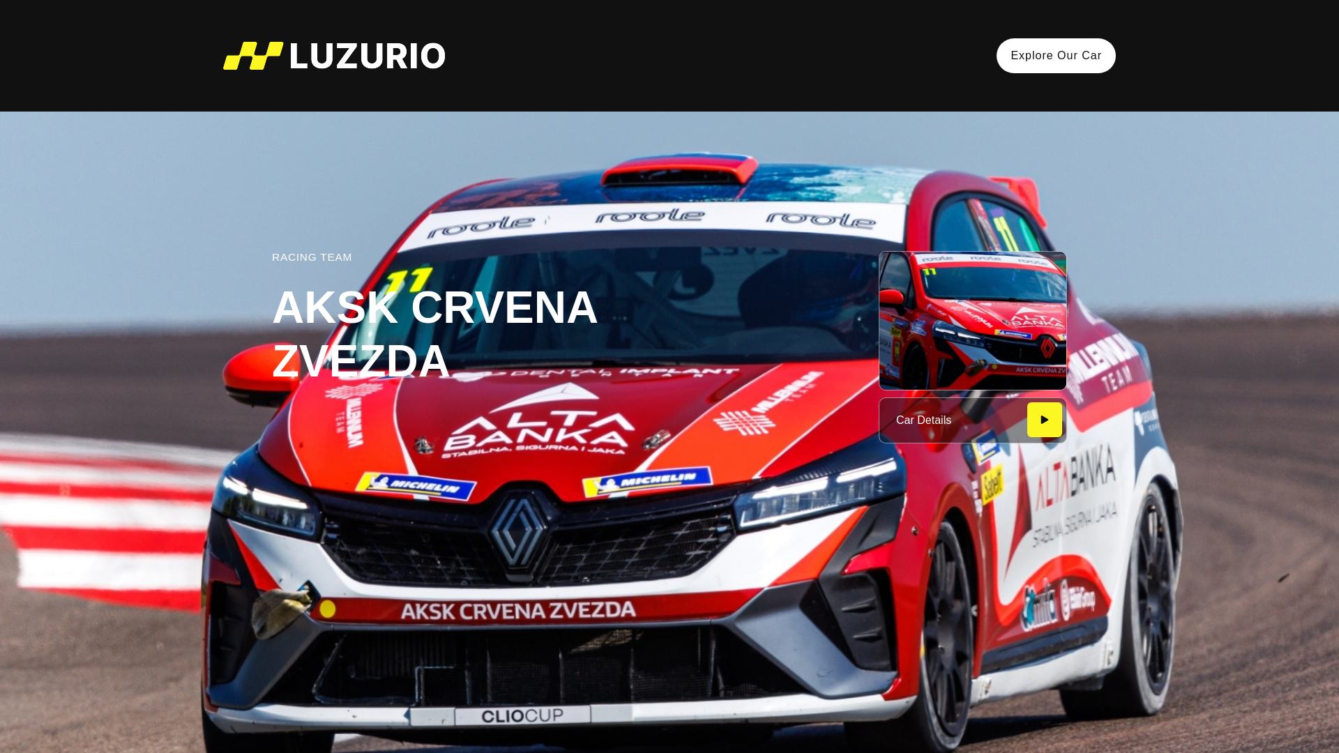 website screenshot of https://nikolatosic.rs/